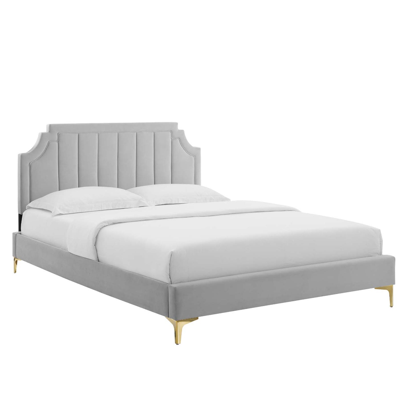 Modway Sienna Performance Velvet Queen Platform Bed - MOD-6712 | Beds | Modishstore - 16