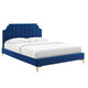 Modway Sienna Performance Velvet Queen Platform Bed - MOD-6712 | Beds | Modishstore - 30