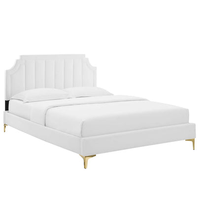 Modway Sienna Performance Velvet Queen Platform Bed - MOD-6712 | Beds | Modishstore - 51