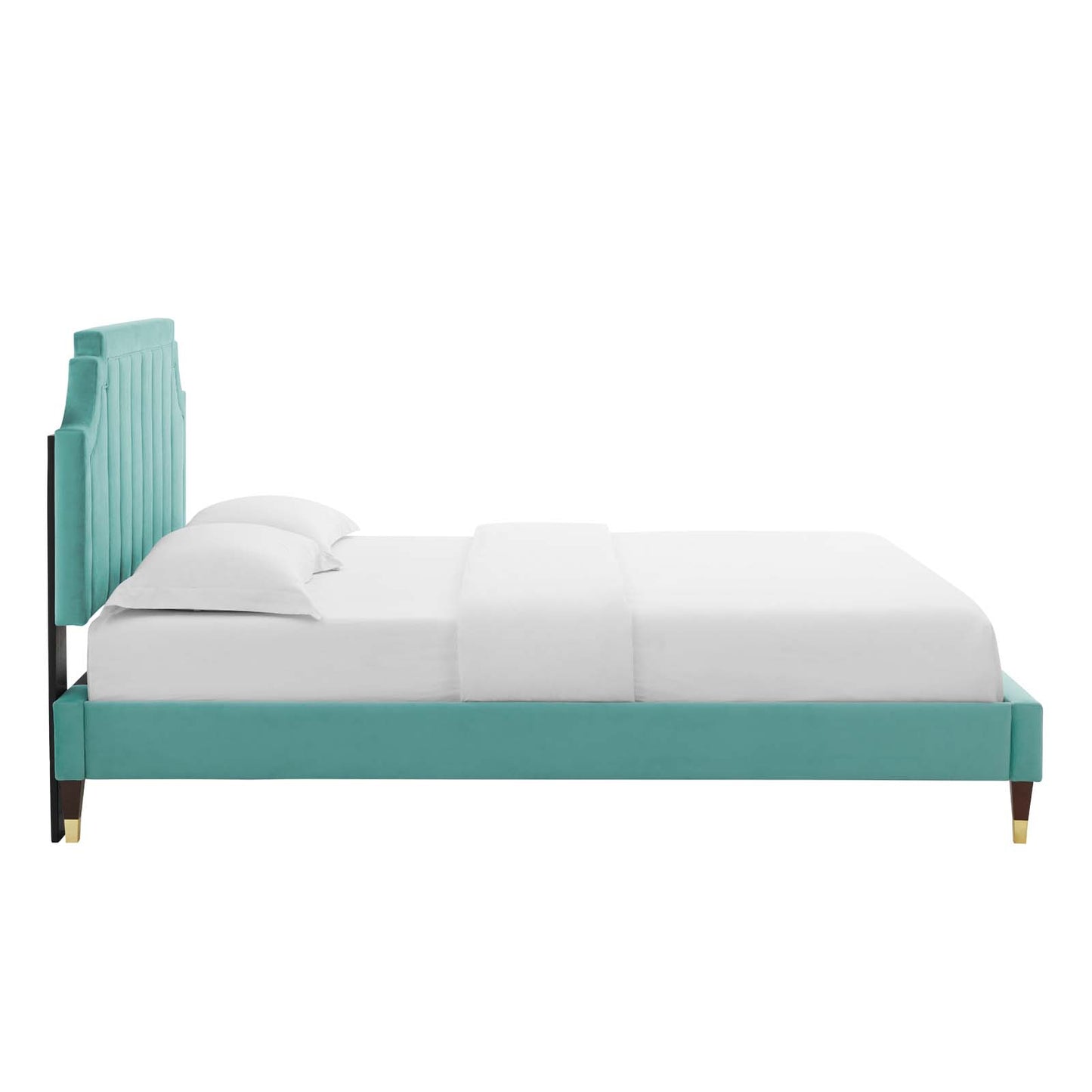 Modway Sienna Performance Velvet Queen Platform Bed - MOD-6713 | Beds | Modishstore - 26