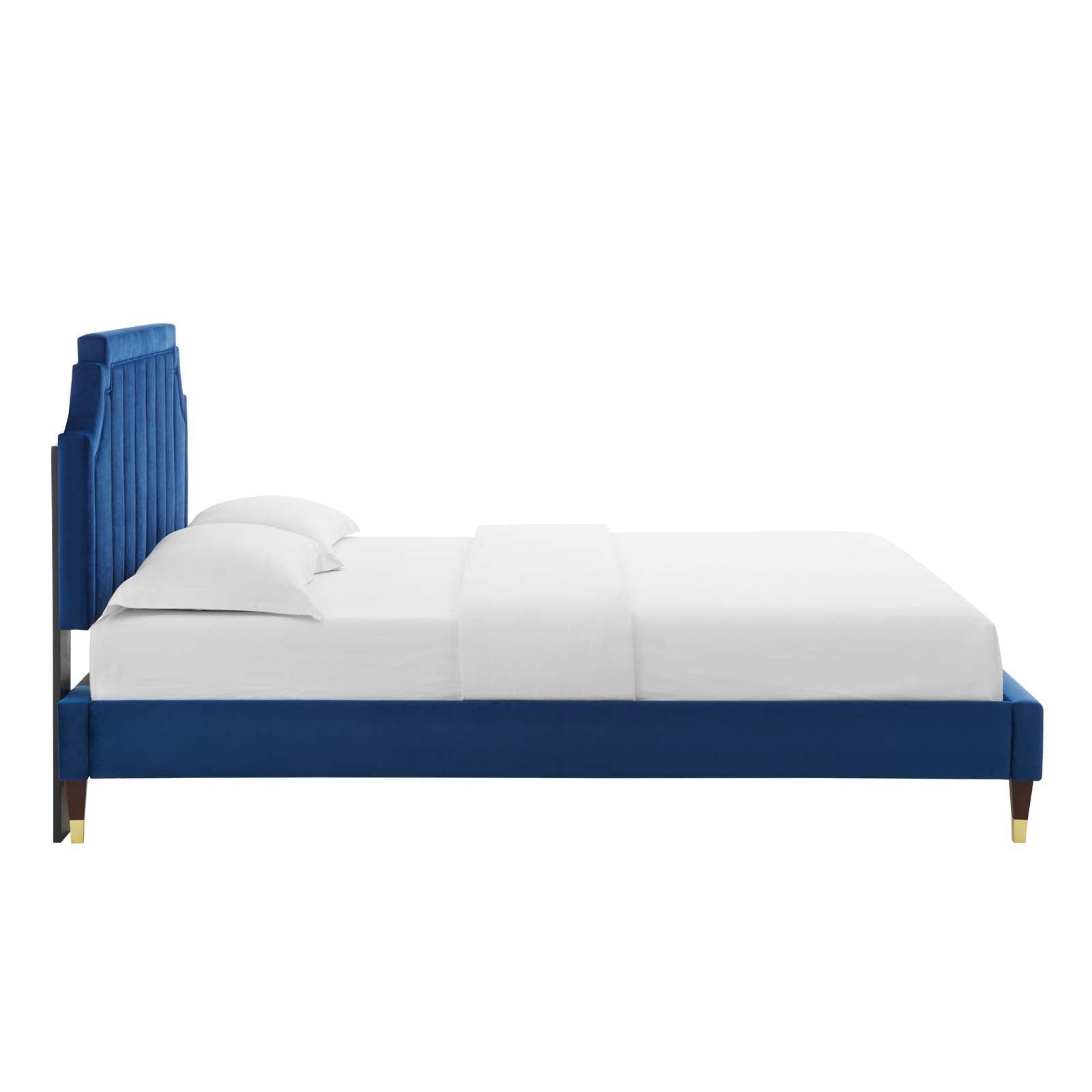 Modway Sienna Performance Velvet Queen Platform Bed - MOD-6713 | Beds | Modishstore - 33