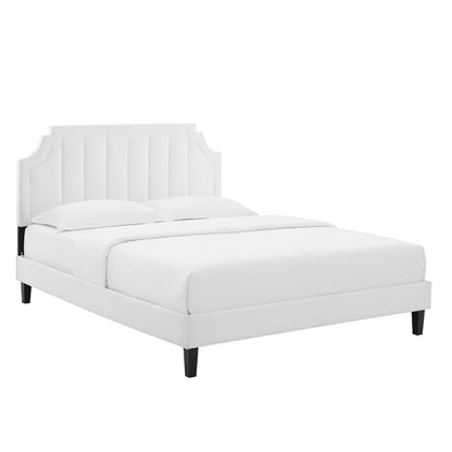 Modway Sienna Performance Velvet Queen Platform Bed - MOD-6714 | Beds | Modishstore - 51