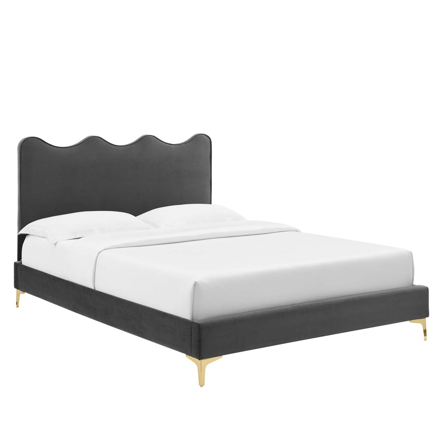 Current Performance Velvet Twin Platform Bed By Modway - MOD-6727 | Beds | Modishstore - 2