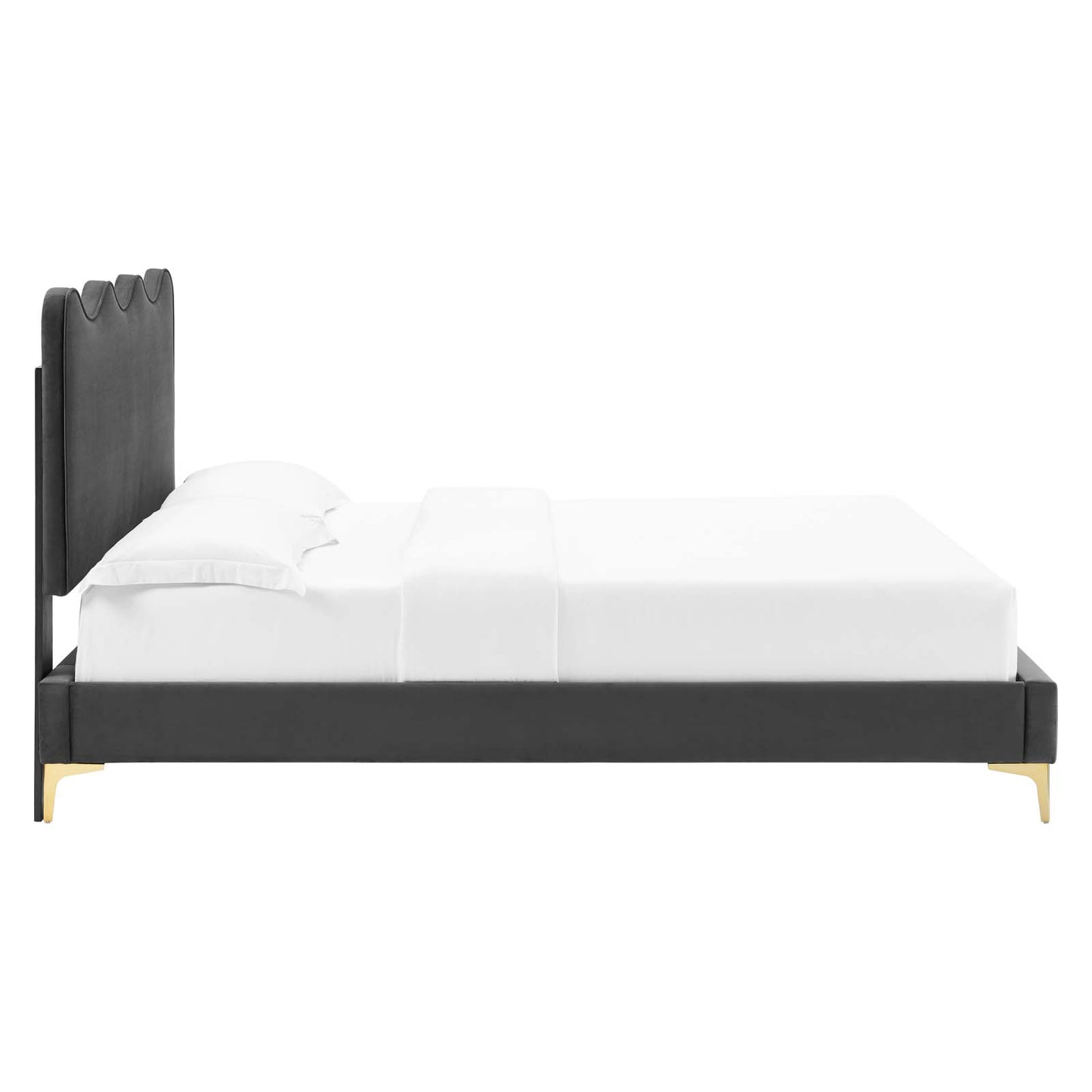 Current Performance Velvet Twin Platform Bed By Modway - MOD-6727 | Beds | Modishstore - 5