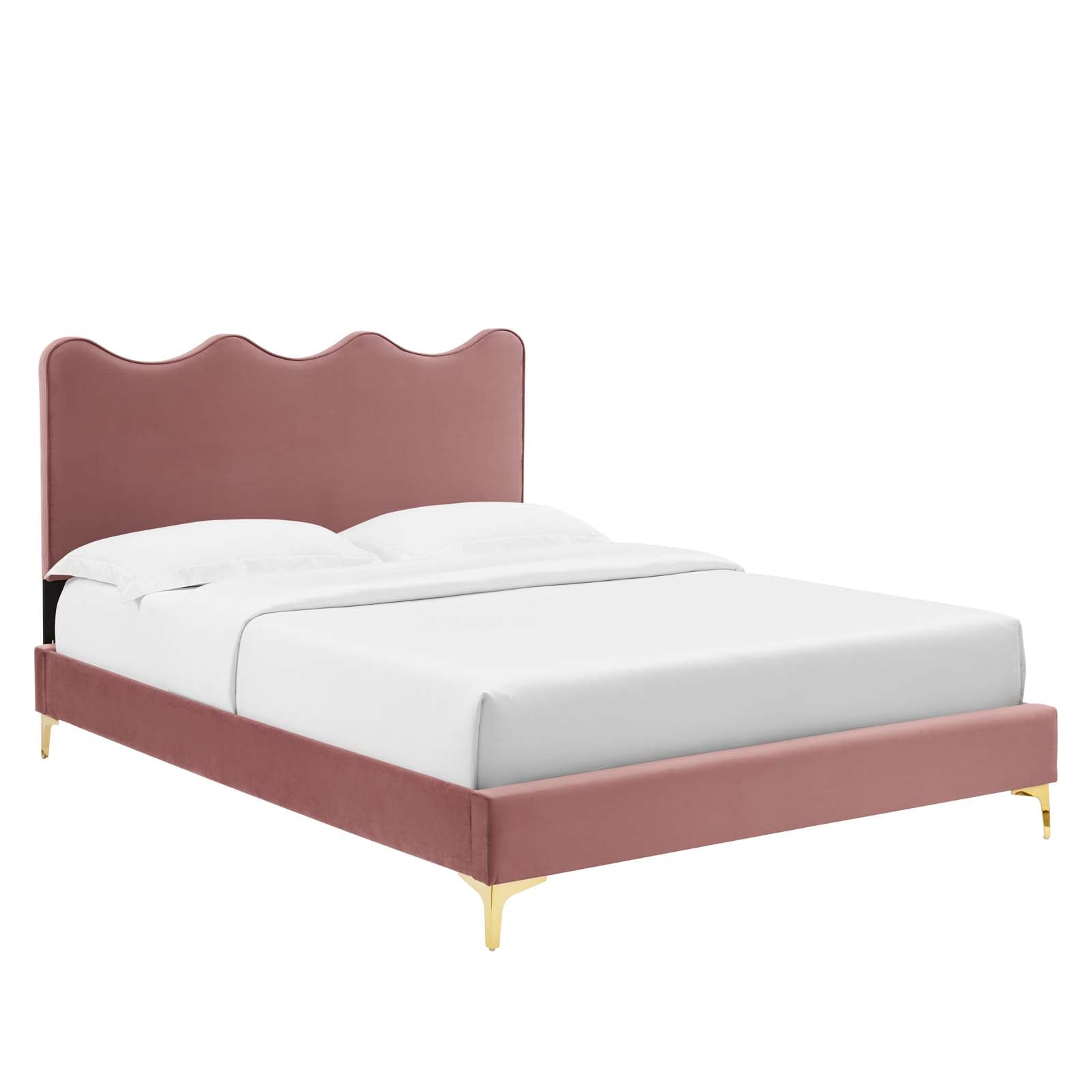 Current Performance Velvet Twin Platform Bed By Modway - MOD-6727 | Beds | Modishstore - 12