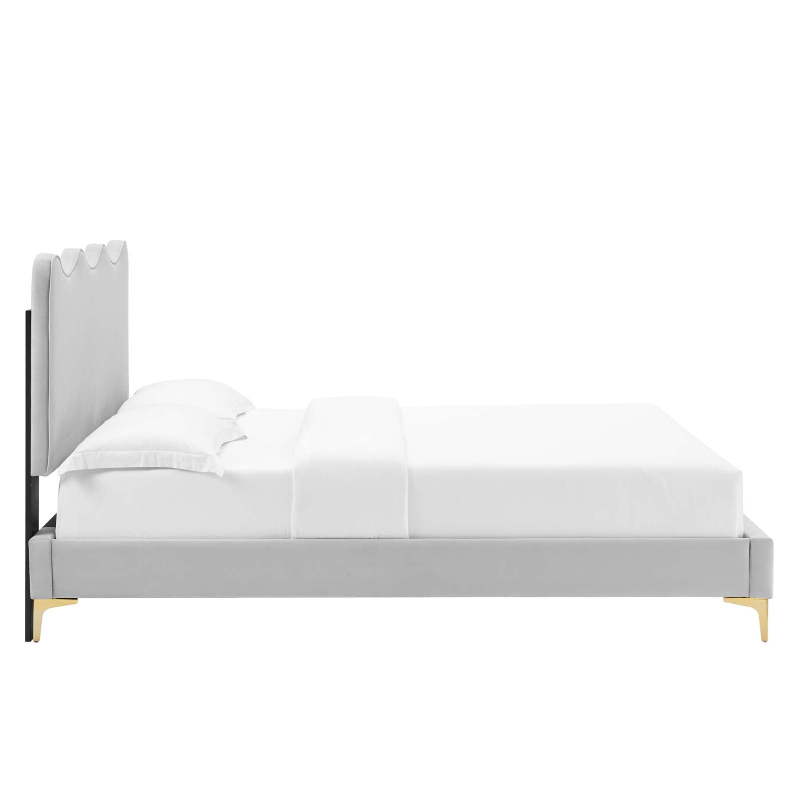 Current Performance Velvet Twin Platform Bed By Modway - MOD-6727 | Beds | Modishstore - 27