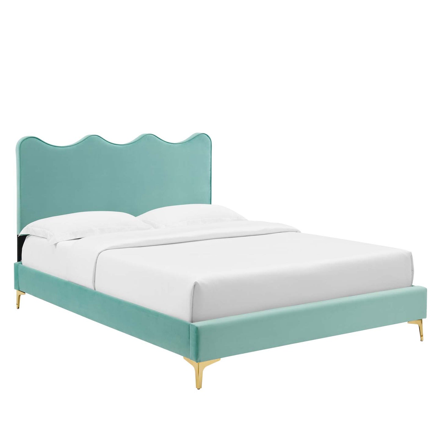 Current Performance Velvet Twin Platform Bed By Modway - MOD-6727 | Beds | Modishstore - 34