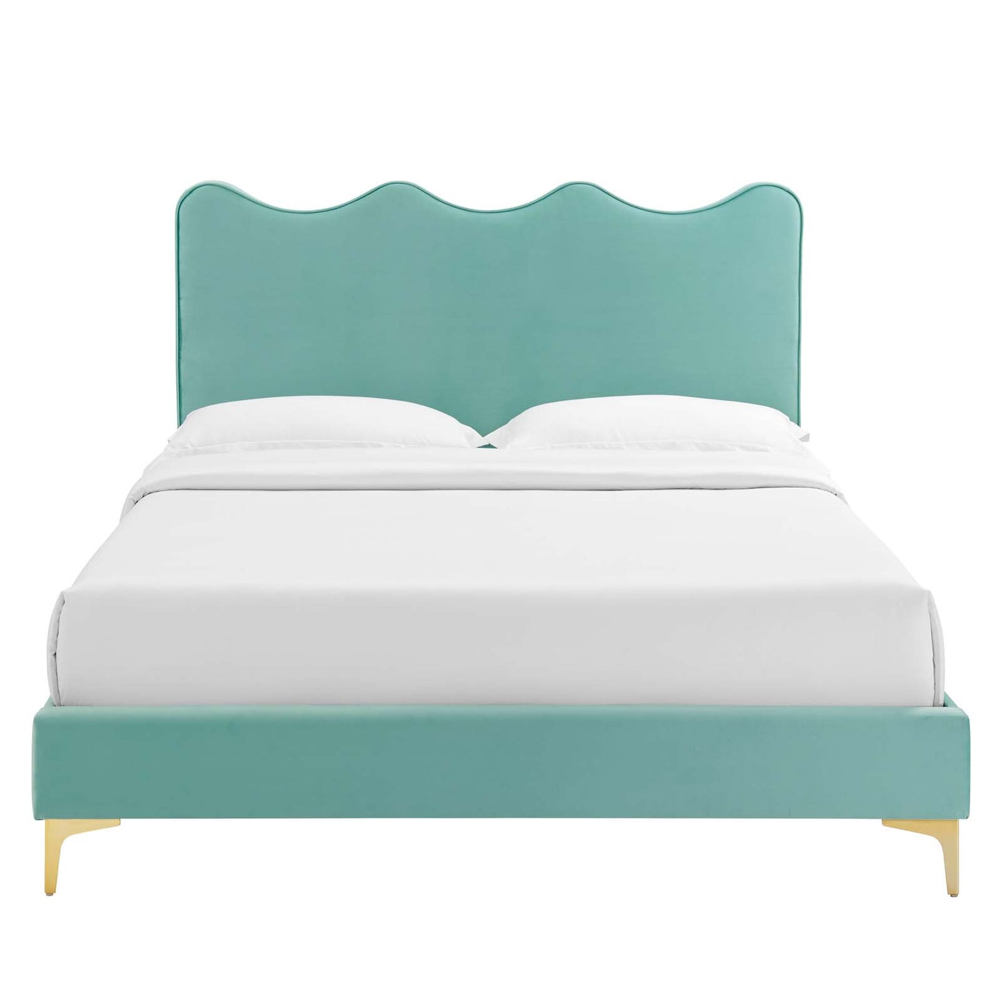 Current Performance Velvet Twin Platform Bed By Modway - MOD-6727 | Beds | Modishstore - 41