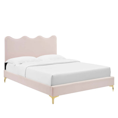 Current Performance Velvet Twin Platform Bed By Modway - MOD-6727 | Beds | Modishstore - 56