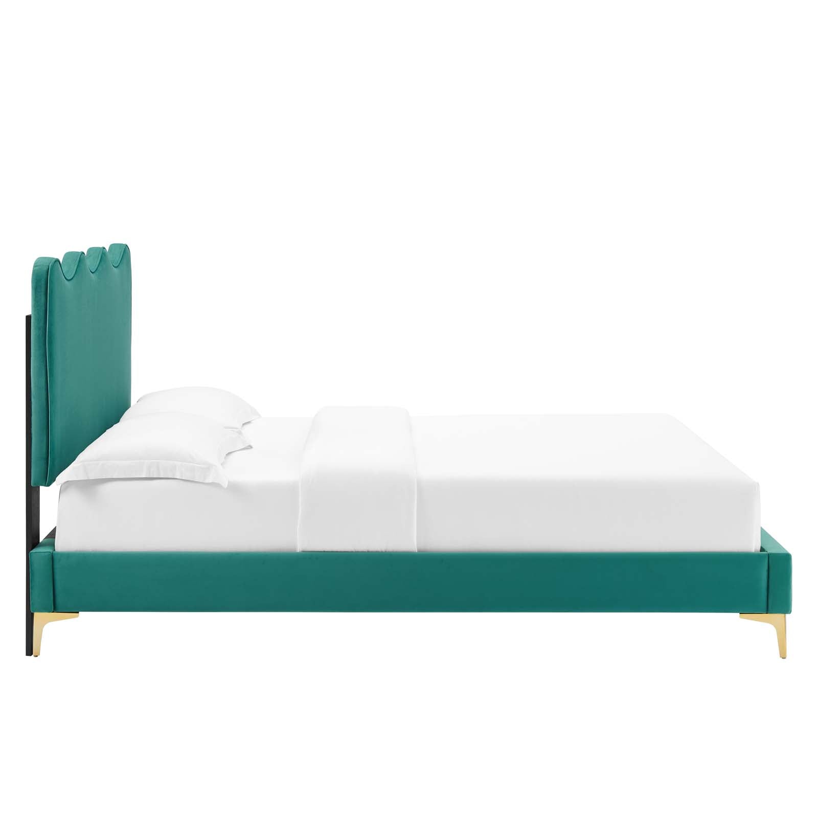 Current Performance Velvet Twin Platform Bed By Modway - MOD-6727 | Beds | Modishstore - 72