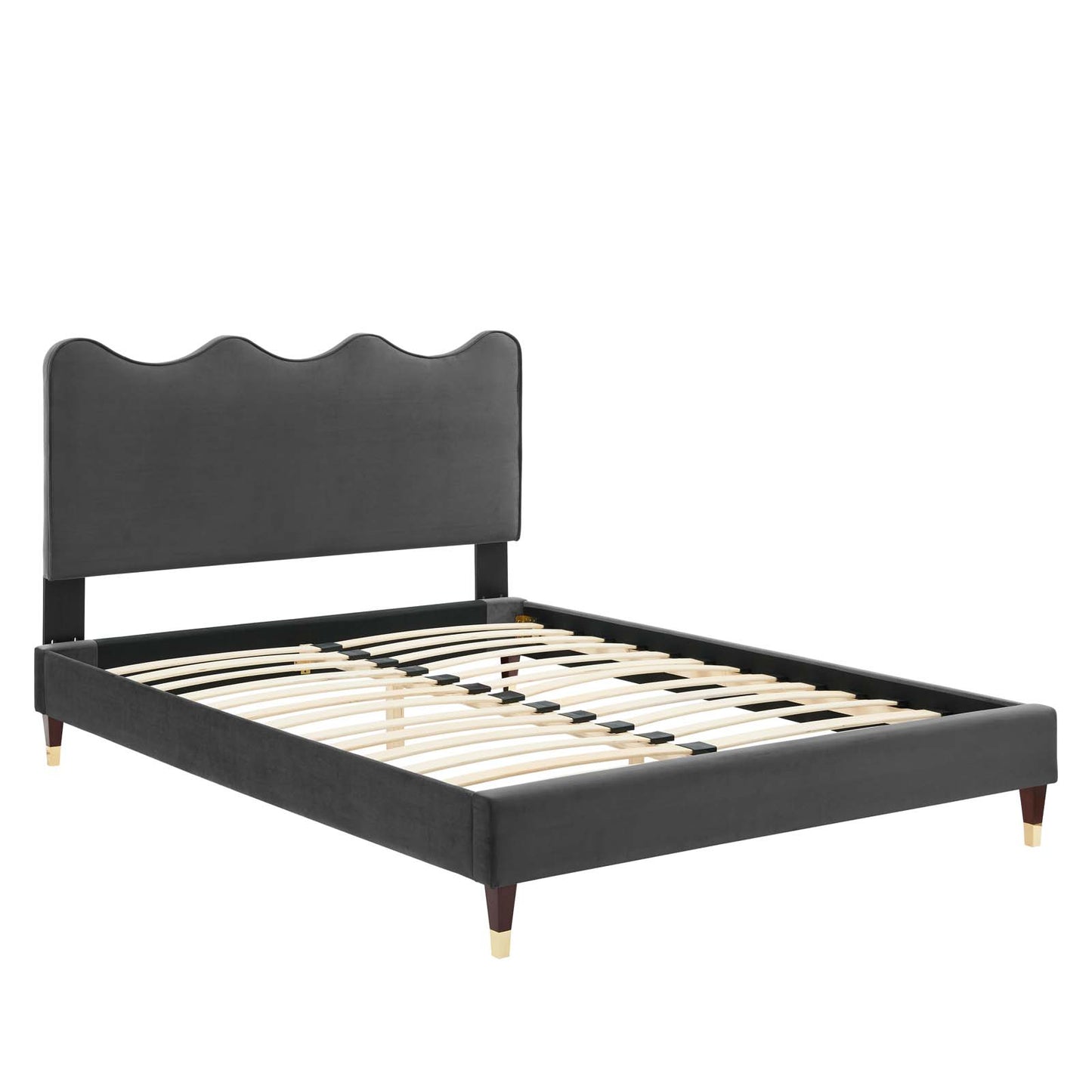 Current Performance Velvet Twin Platform Bed By Modway - MOD-6728 | Beds | Modishstore - 6