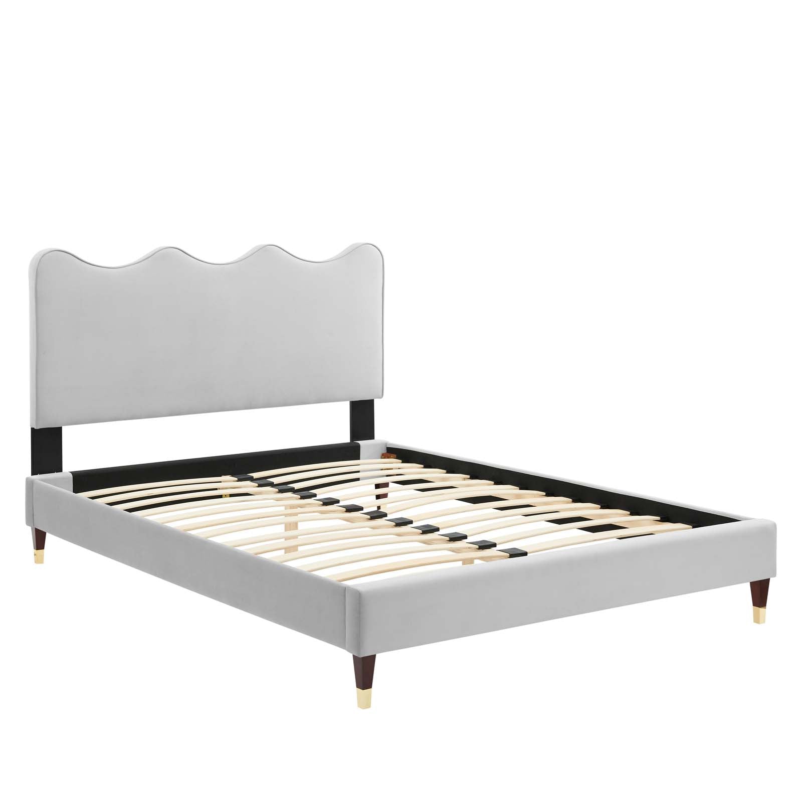 Current Performance Velvet Twin Platform Bed By Modway - MOD-6728 | Beds | Modishstore - 28