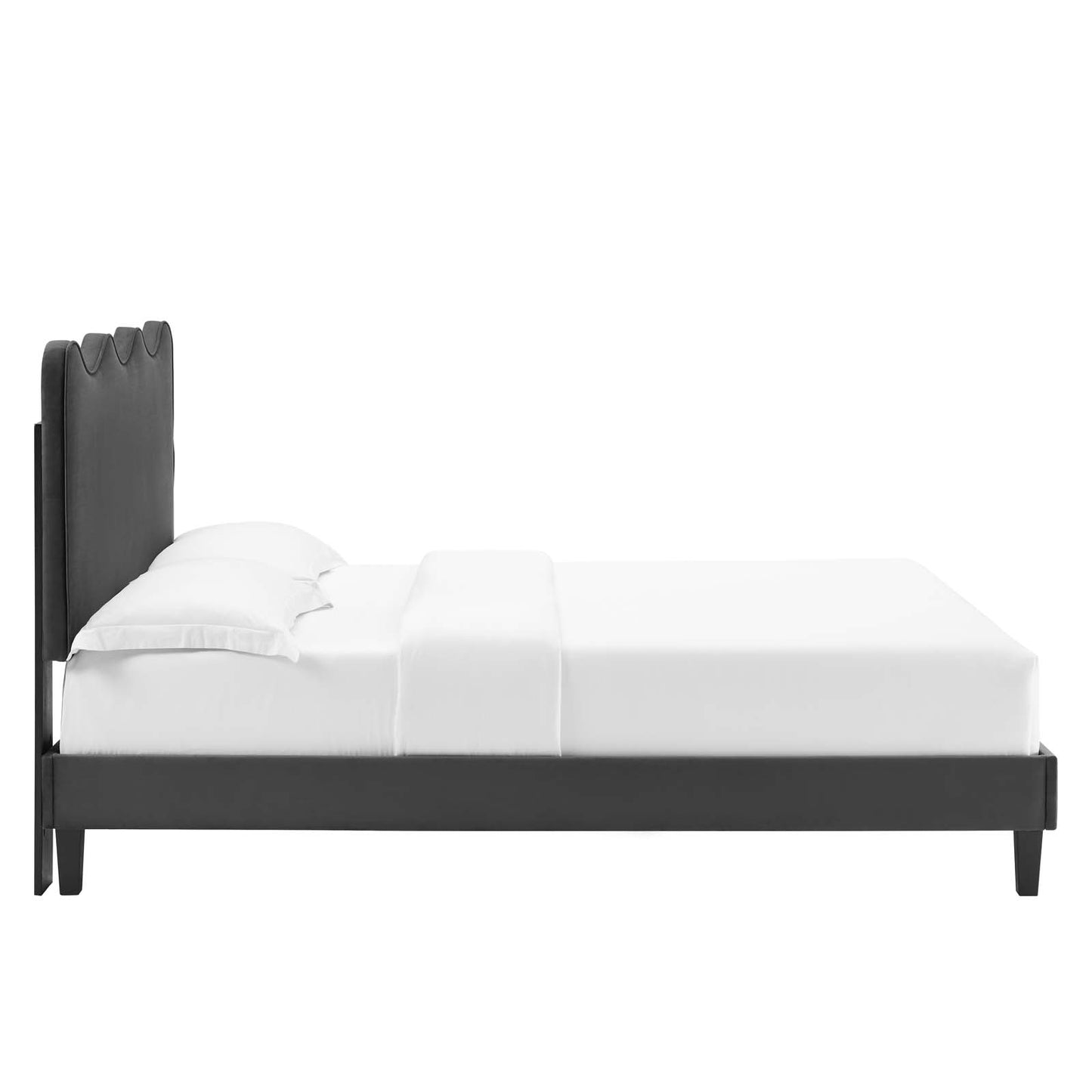 Current Performance Velvet Full Platform Bed By Modway - MOD-6732 | Beds | Modishstore - 5