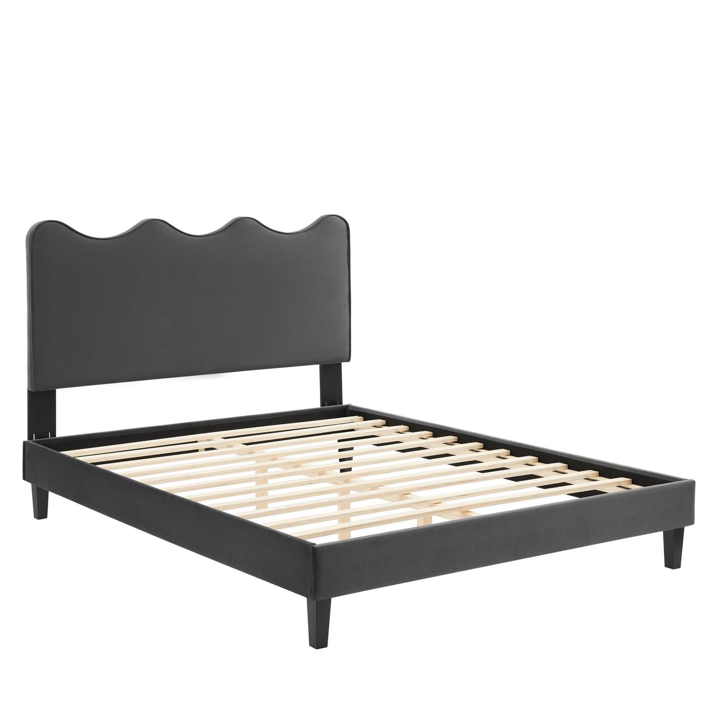 Current Performance Velvet Full Platform Bed By Modway - MOD-6732 | Beds | Modishstore - 6