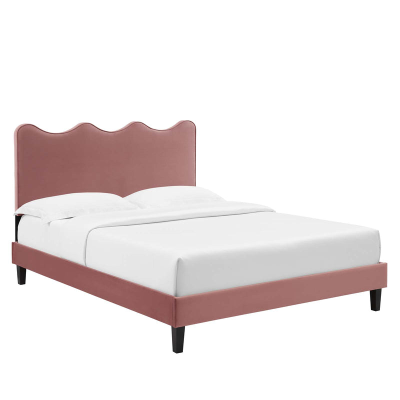 Current Performance Velvet Full Platform Bed By Modway - MOD-6732 | Beds | Modishstore - 12