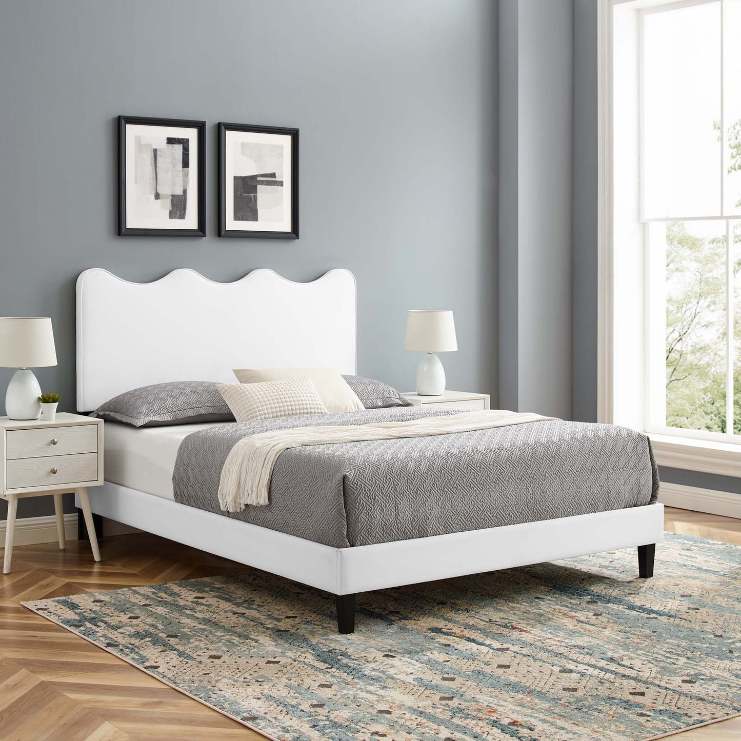 Current Performance Velvet Full Platform Bed By Modway - MOD-6732 | Beds | Modishstore - 81