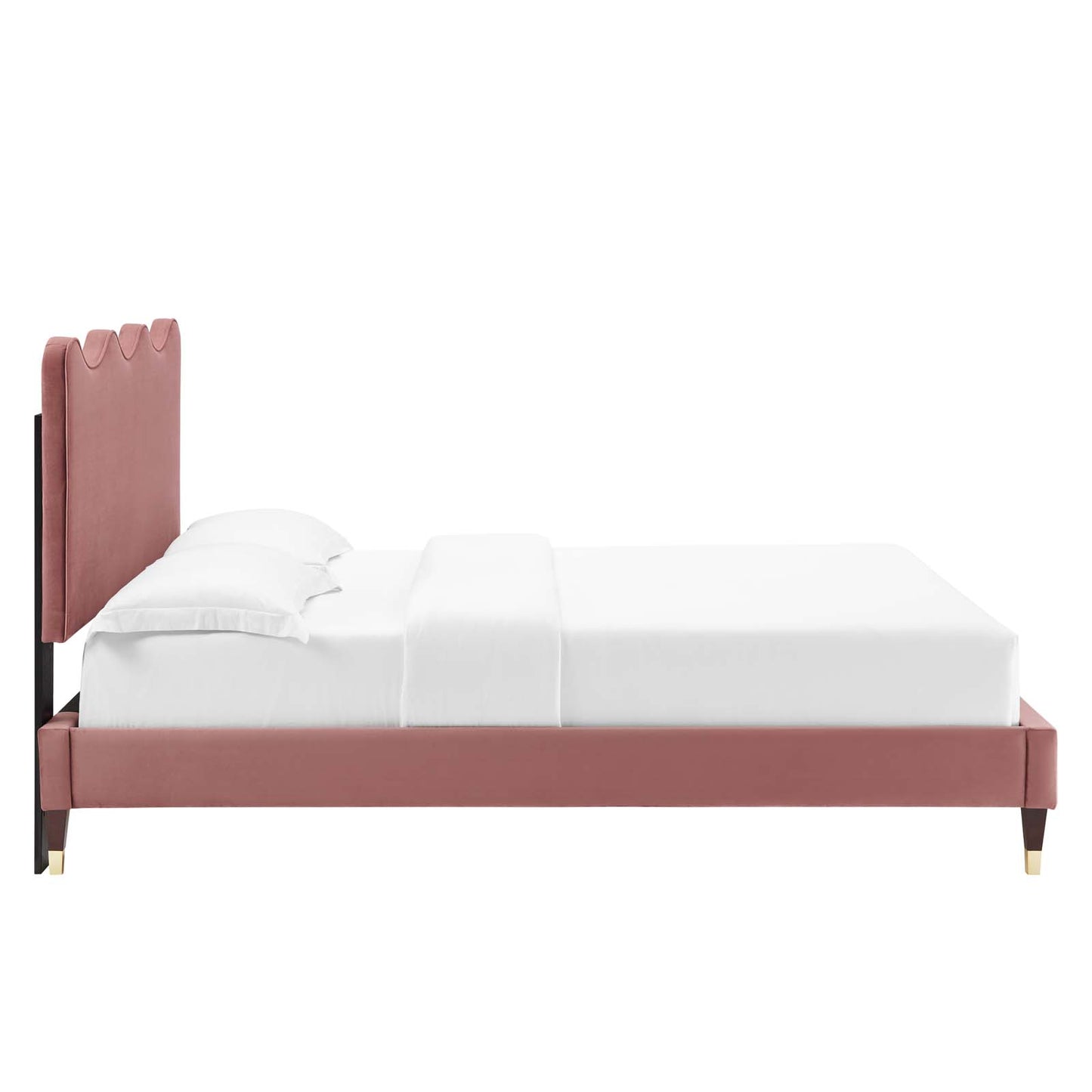 Current Performance Velvet Queen Platform Bed By Modway - MOD-6734 | Beds | Modishstore - 16