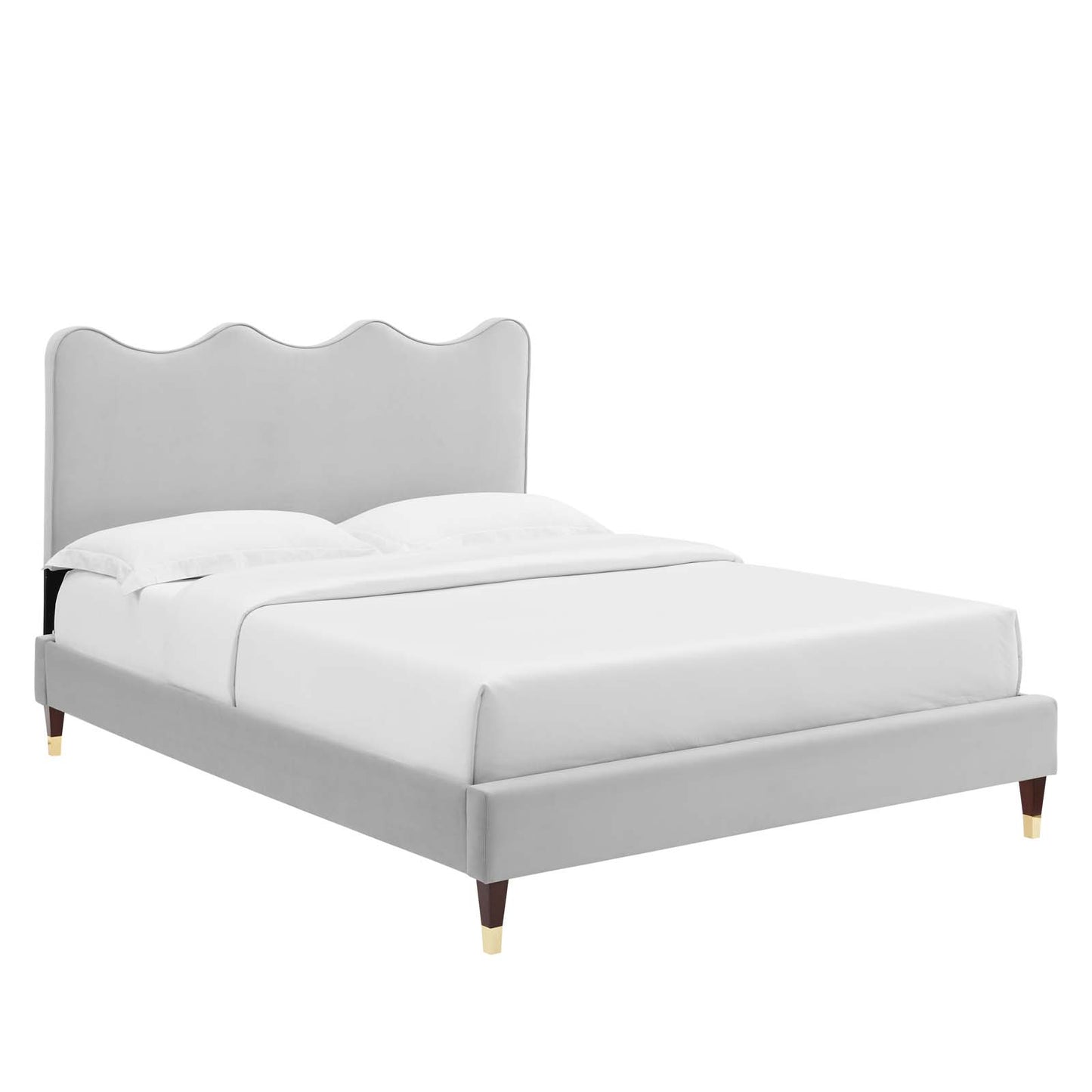 Current Performance Velvet Queen Platform Bed By Modway - MOD-6734 | Beds | Modishstore - 23