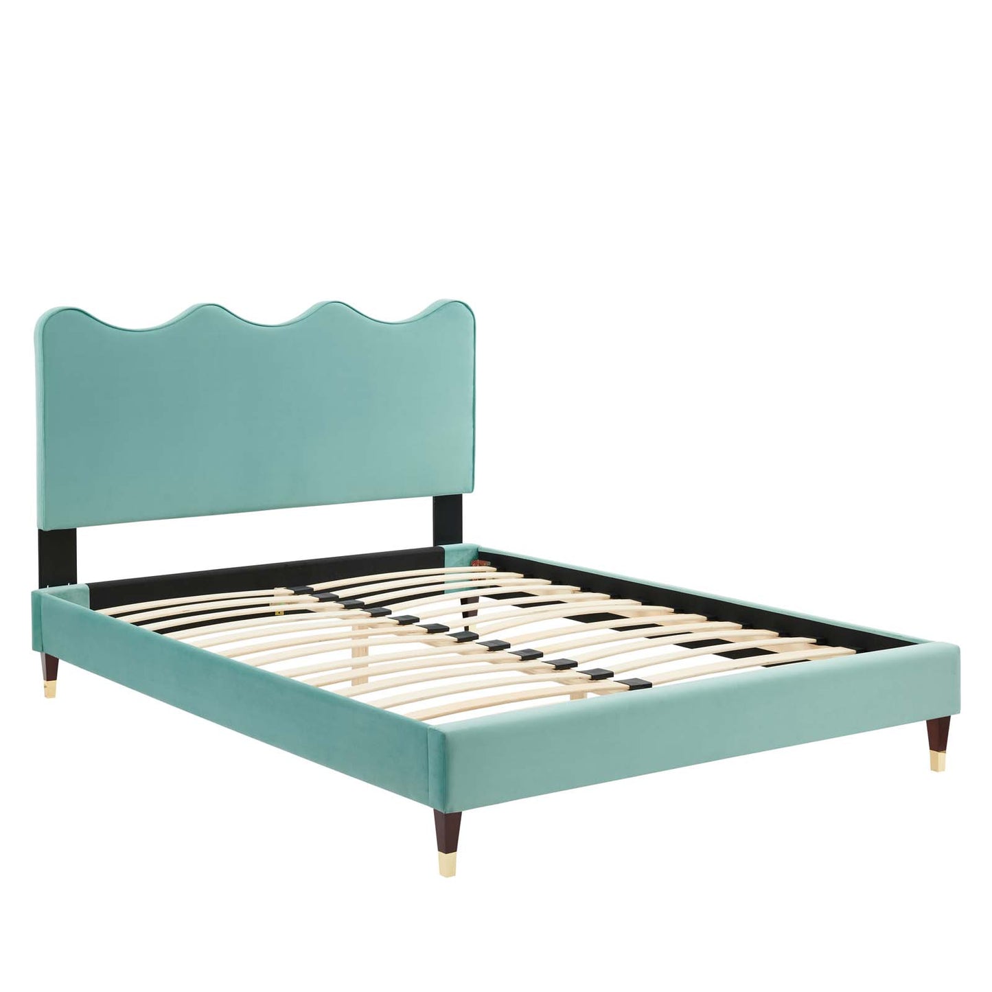 Current Performance Velvet Queen Platform Bed By Modway - MOD-6734 | Beds | Modishstore - 39