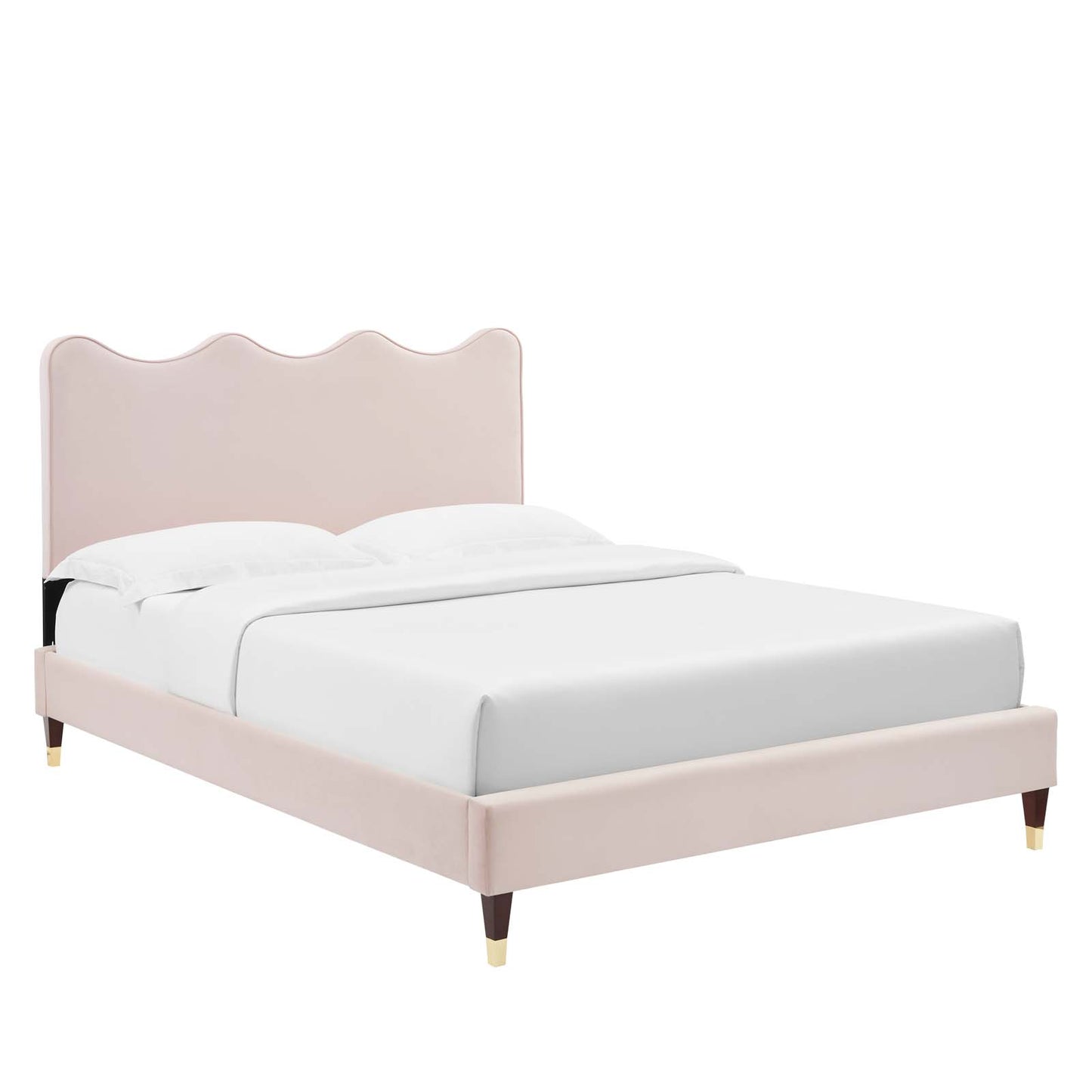 Current Performance Velvet Queen Platform Bed By Modway - MOD-6734 | Beds | Modishstore - 56