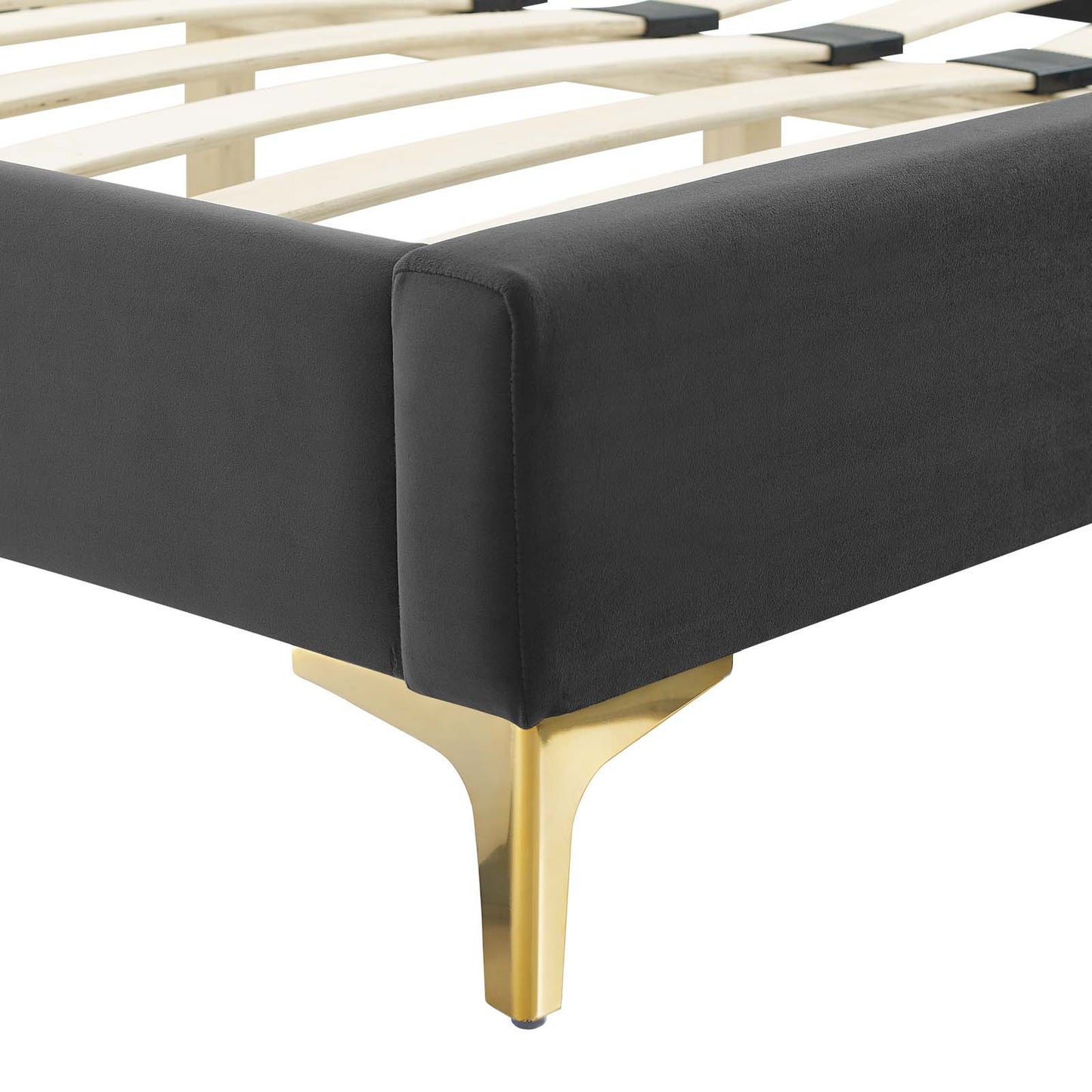 Modway Juniper Channel Tufted Performance Velvet Queen Platform Bed - MOD-6739 | Beds | Modishstore - 4