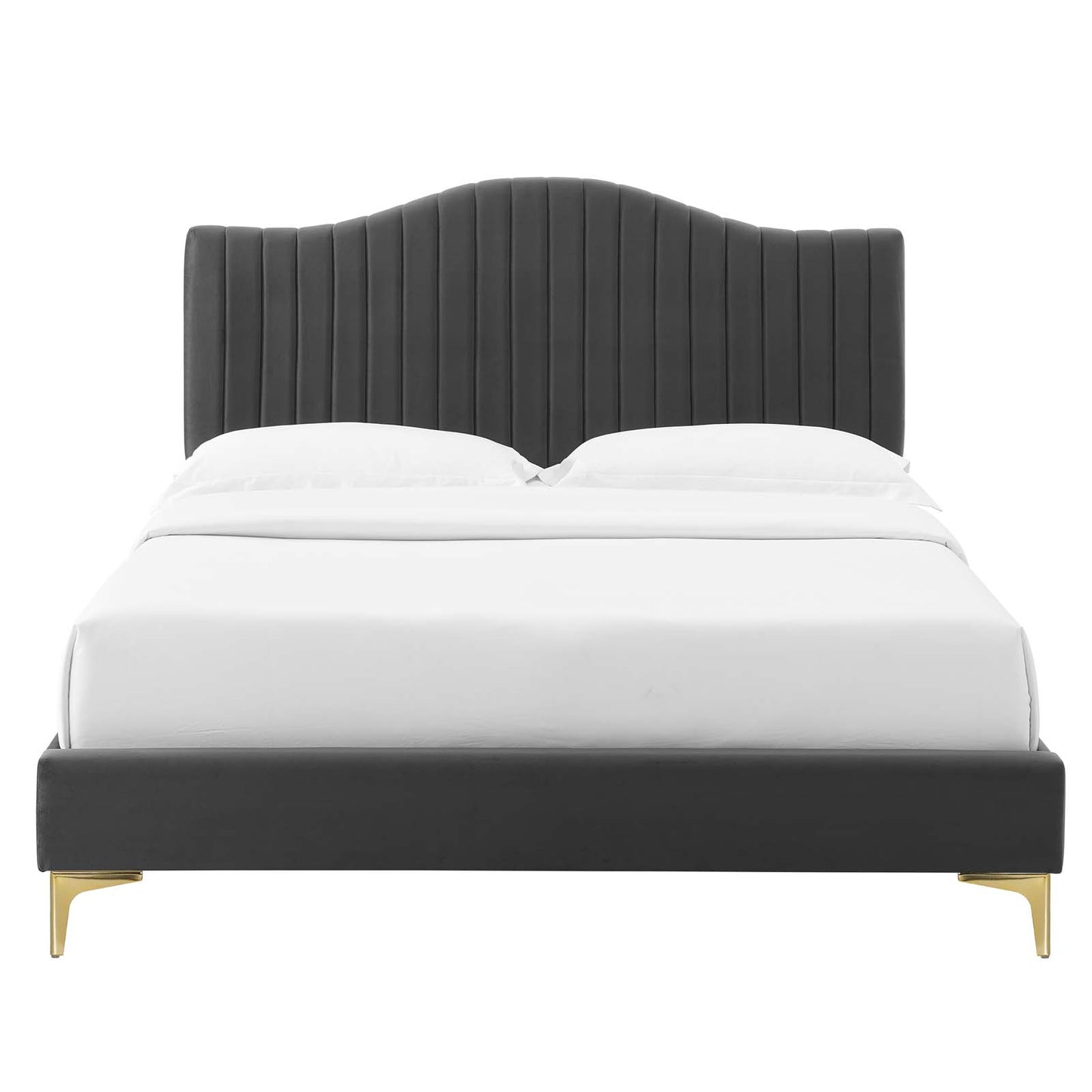 Modway Juniper Channel Tufted Performance Velvet Queen Platform Bed - MOD-6739 | Beds | Modishstore - 7