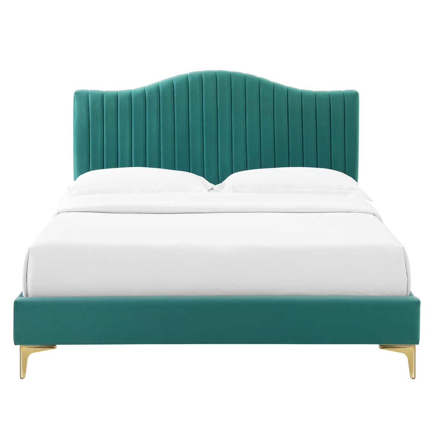 Modway Juniper Channel Tufted Performance Velvet Queen Platform Bed - MOD-6739 | Beds | Modishstore - 32