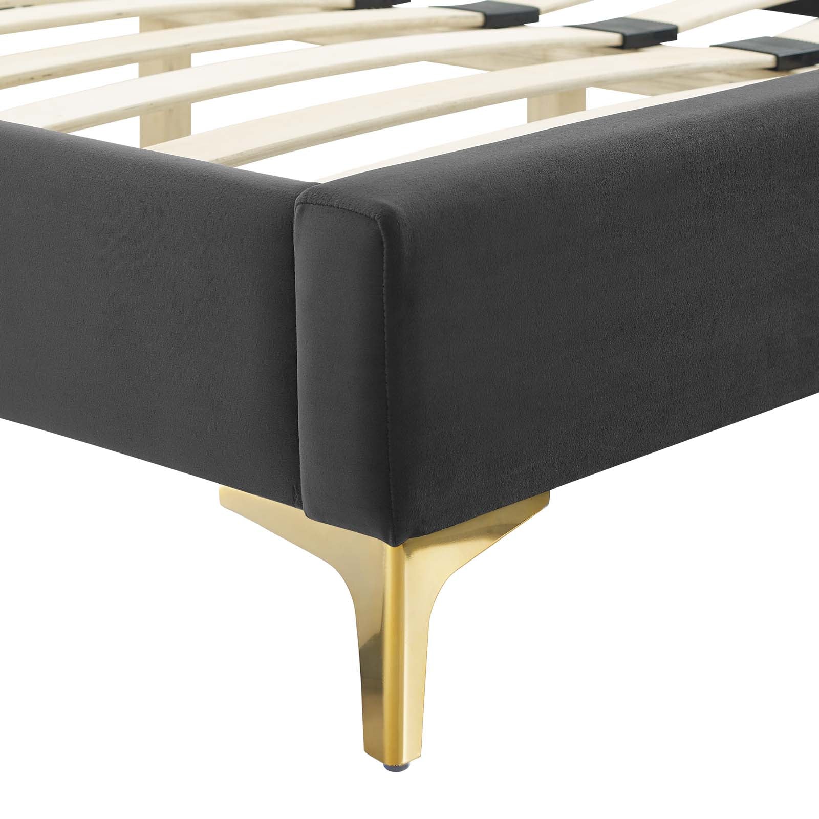 Juniper Channel Tufted Performance Velvet Full Platform Bed By Modway - MOD-6745 | Beds | Modishstore - 6