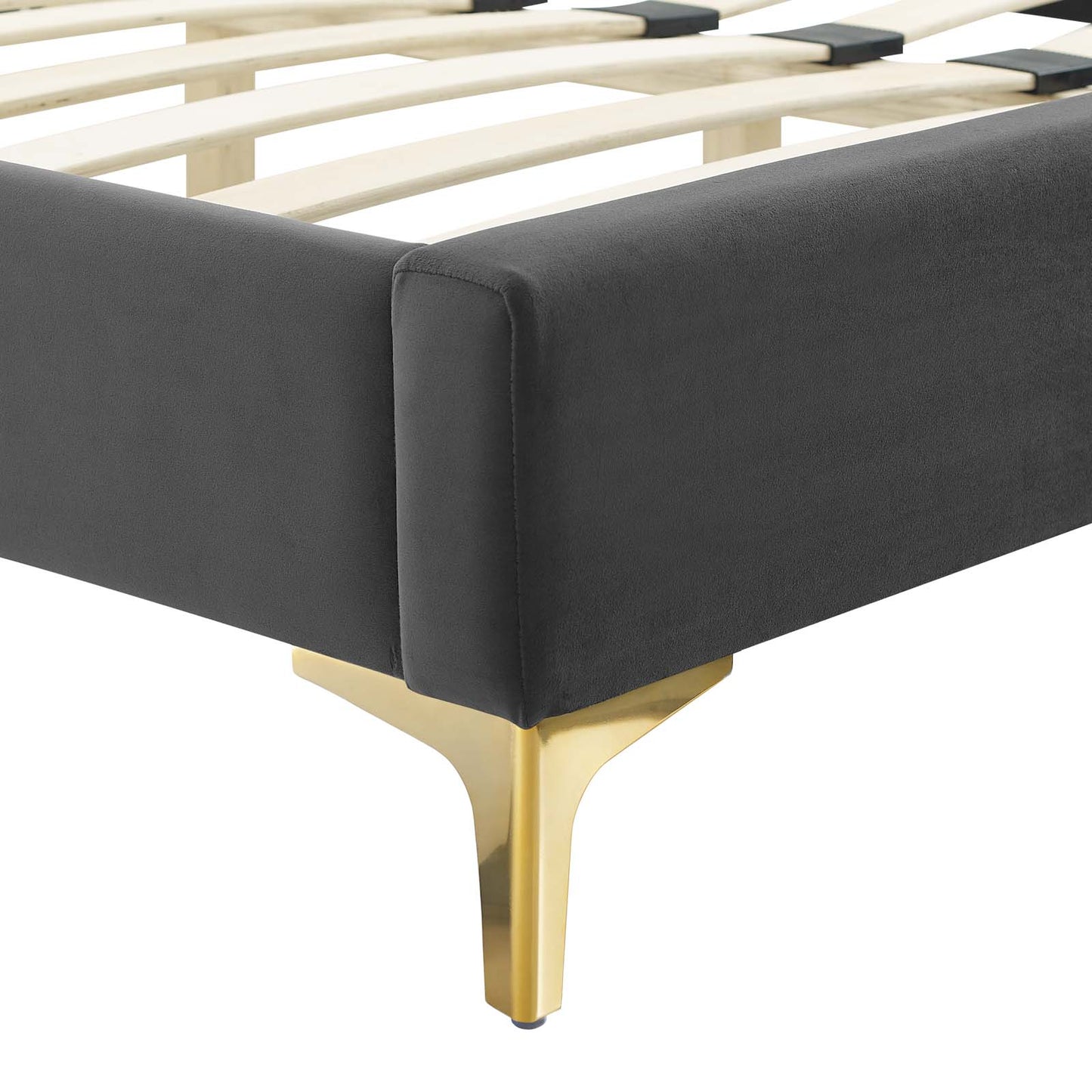 Modway Gwyneth Tufted Performance Velvet Twin Platform Bed - MOD-6754 | Beds | Modishstore - 4