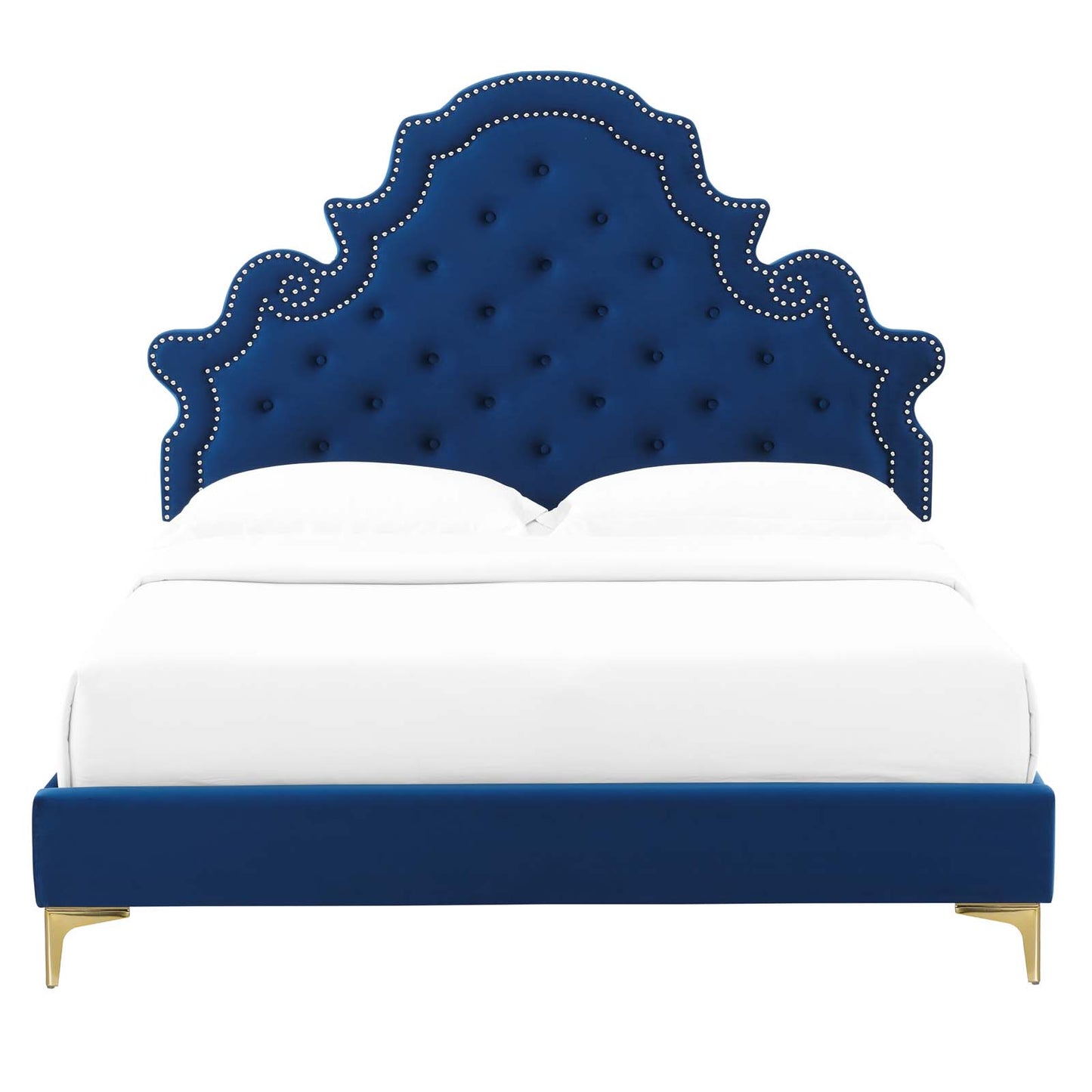 Modway Gwyneth Tufted Performance Velvet Twin Platform Bed - MOD-6754 | Beds | Modishstore - 38