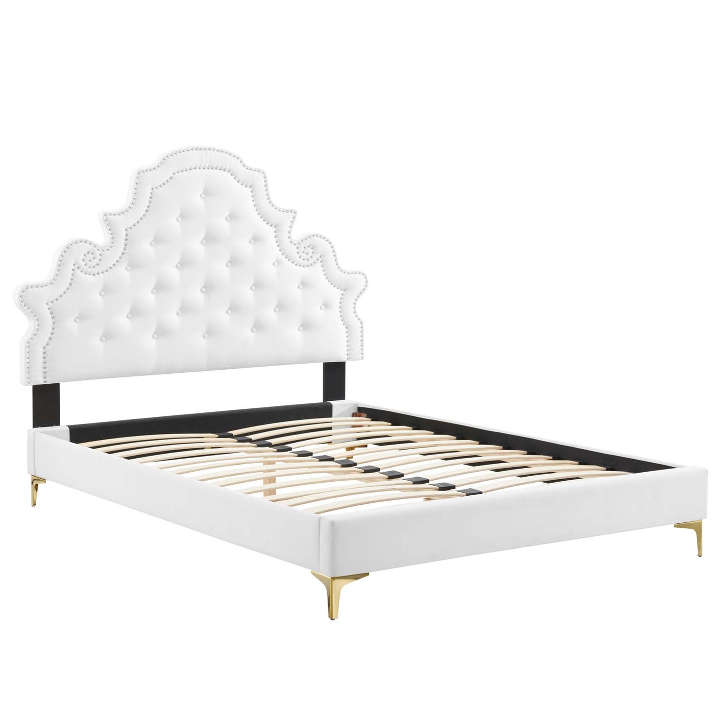 Modway Gwyneth Tufted Performance Velvet Twin Platform Bed - MOD-6754 | Beds | Modishstore - 58