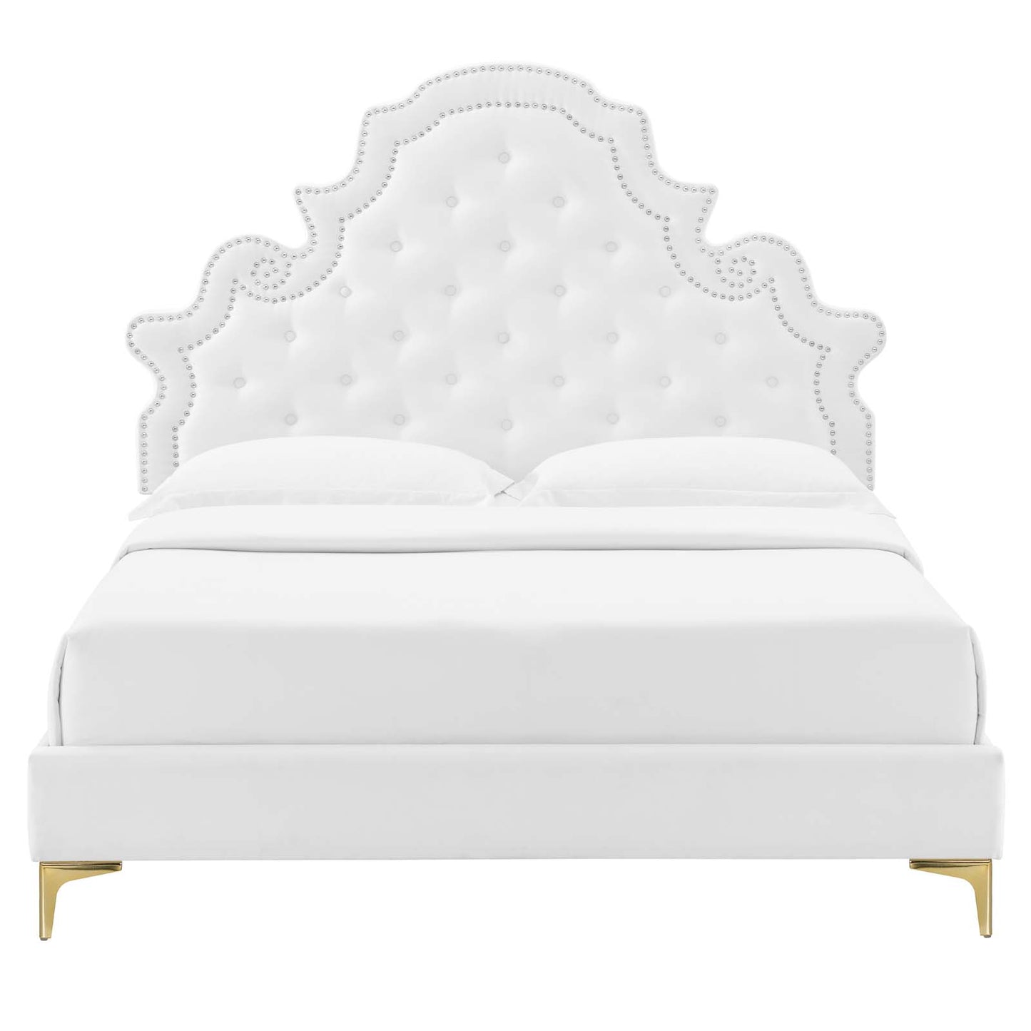 Modway Gwyneth Tufted Performance Velvet Twin Platform Bed - MOD-6754 | Beds | Modishstore - 62