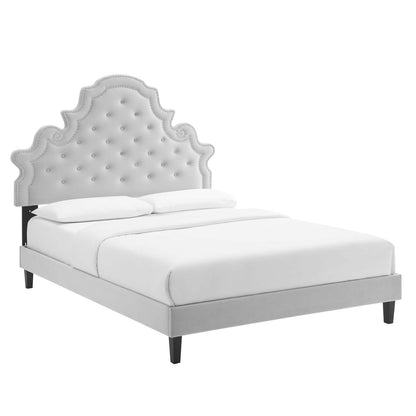 Modway Gwyneth Tufted Performance Velvet Full Platform Bed - MOD-6759 | Beds | Modishstore - 16