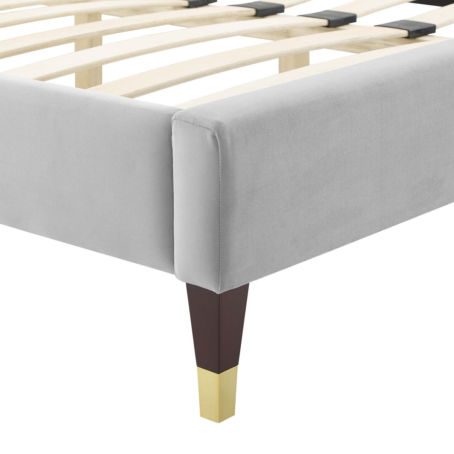 Modway Gwyneth Tufted Performance Velvet King Platform Bed - MOD-6761 | Beds | Modishstore - 18