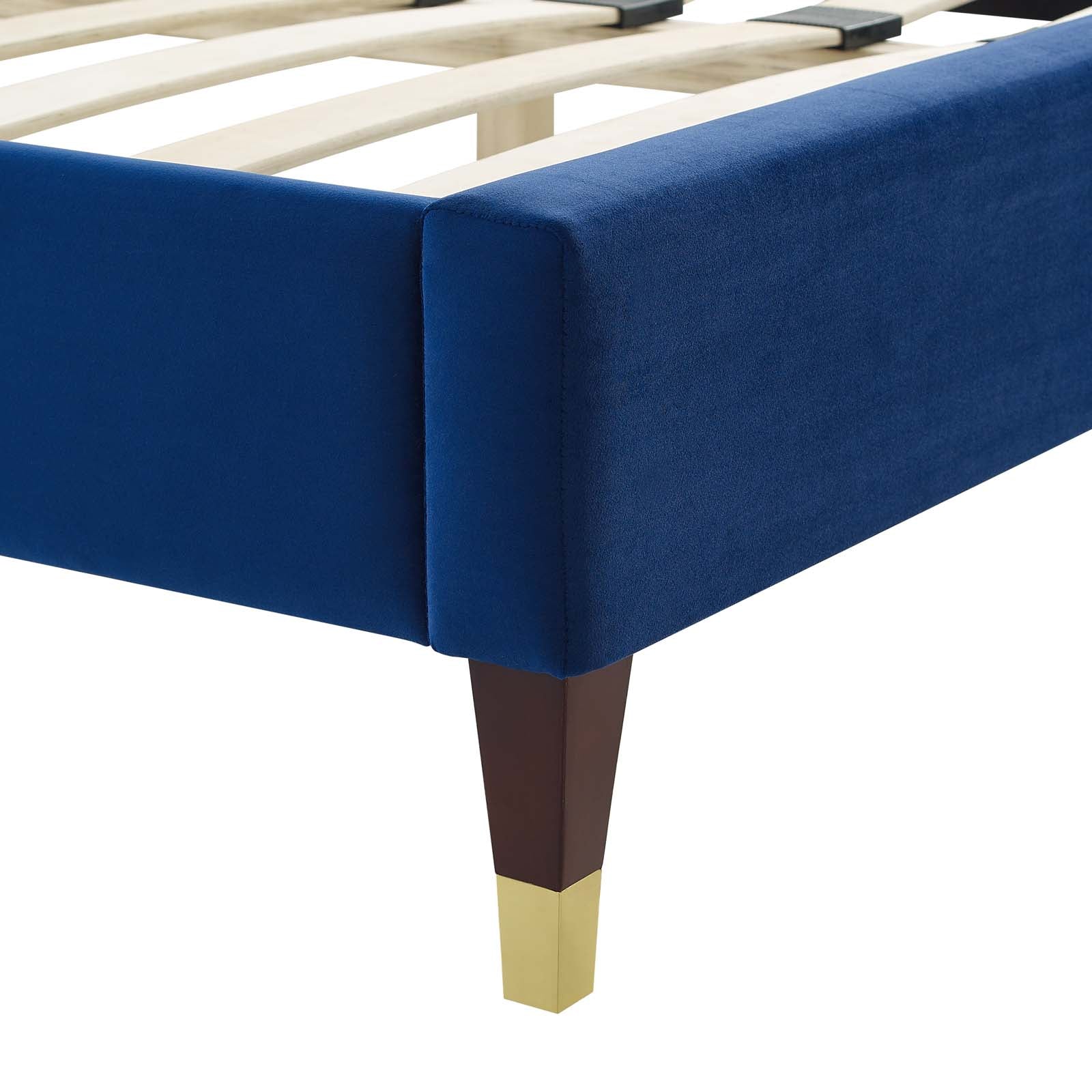 Modway Gwyneth Tufted Performance Velvet King Platform Bed - MOD-6761 | Beds | Modishstore - 32