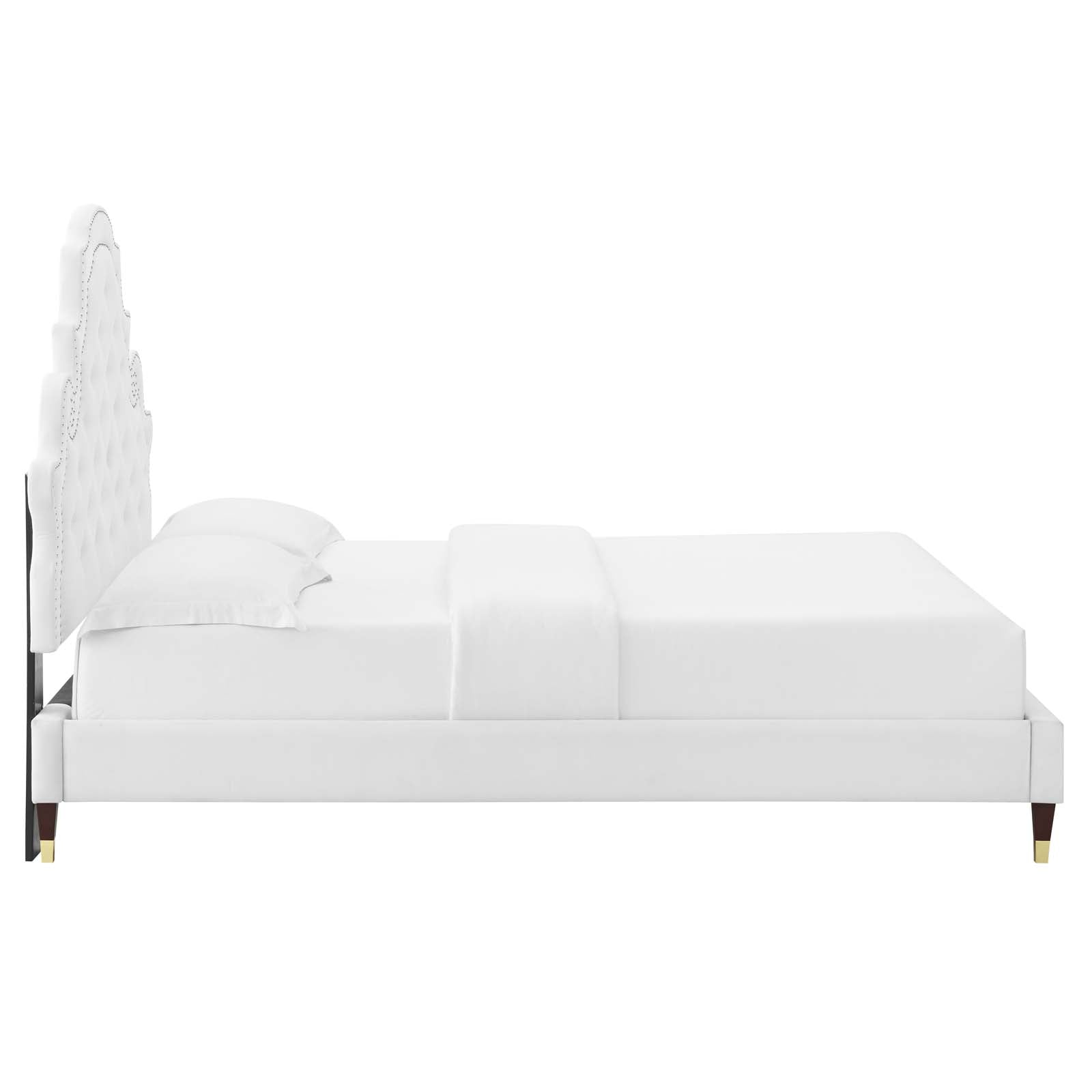 Modway Gwyneth Tufted Performance Velvet King Platform Bed - MOD-6761 | Beds | Modishstore - 55