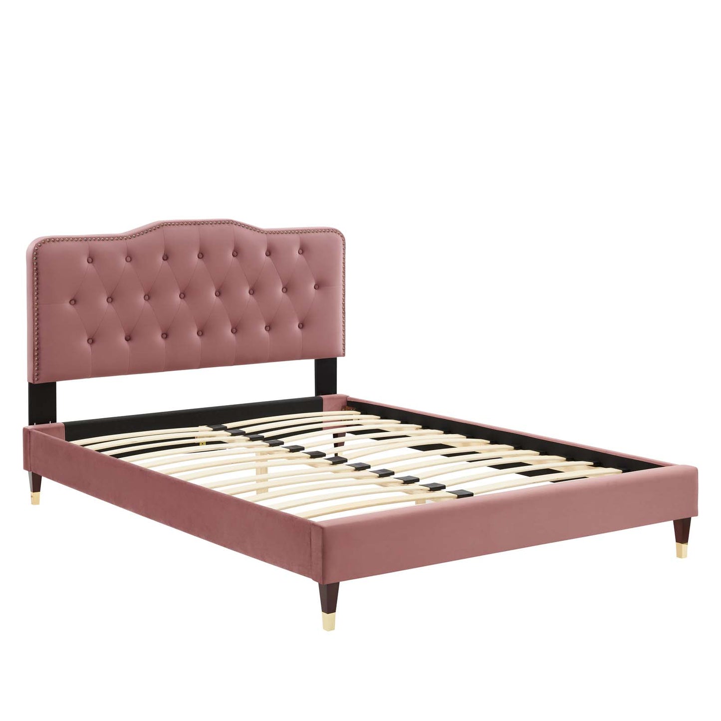 Amber Performance Velvet Twin Platform Bed By Modway - MOD-6779 | Beds | Modishstore - 23