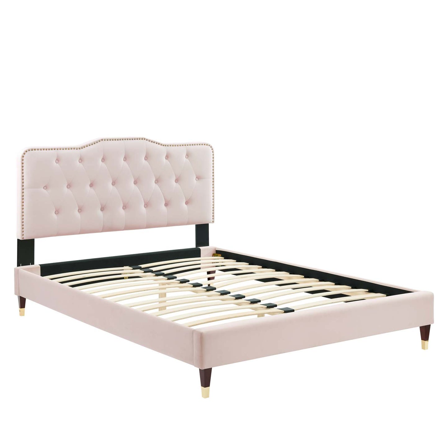 Amber Performance Velvet Twin Platform Bed By Modway - MOD-6779 | Beds | Modishstore - 79