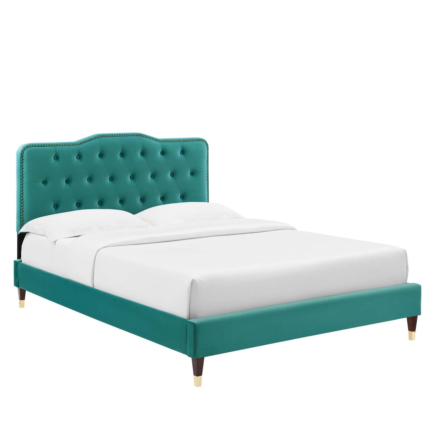 Amber Performance Velvet Twin Platform Bed By Modway - MOD-6779 | Beds | Modishstore - 86