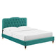 Amber Performance Velvet Twin Platform Bed By Modway - MOD-6779 | Beds | Modishstore - 86