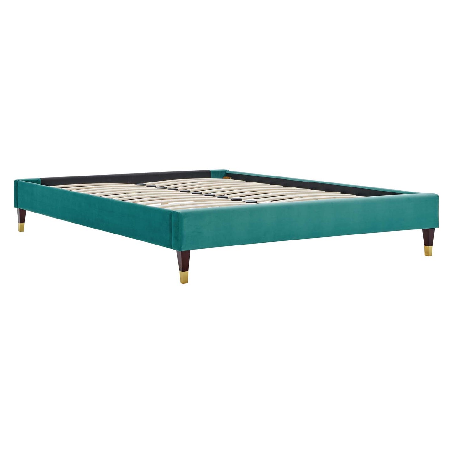 Amber Performance Velvet Twin Platform Bed By Modway - MOD-6779 | Beds | Modishstore - 96