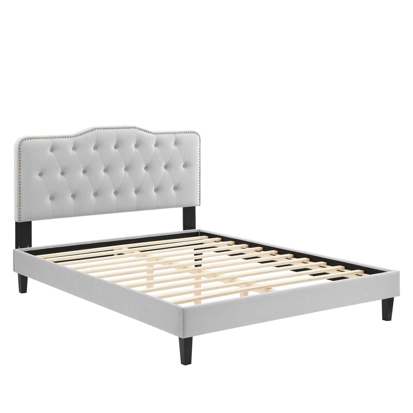 Amber Performance Velvet Twin Platform Bed By Modway - MOD-6780 | Beds | Modishstore - 36