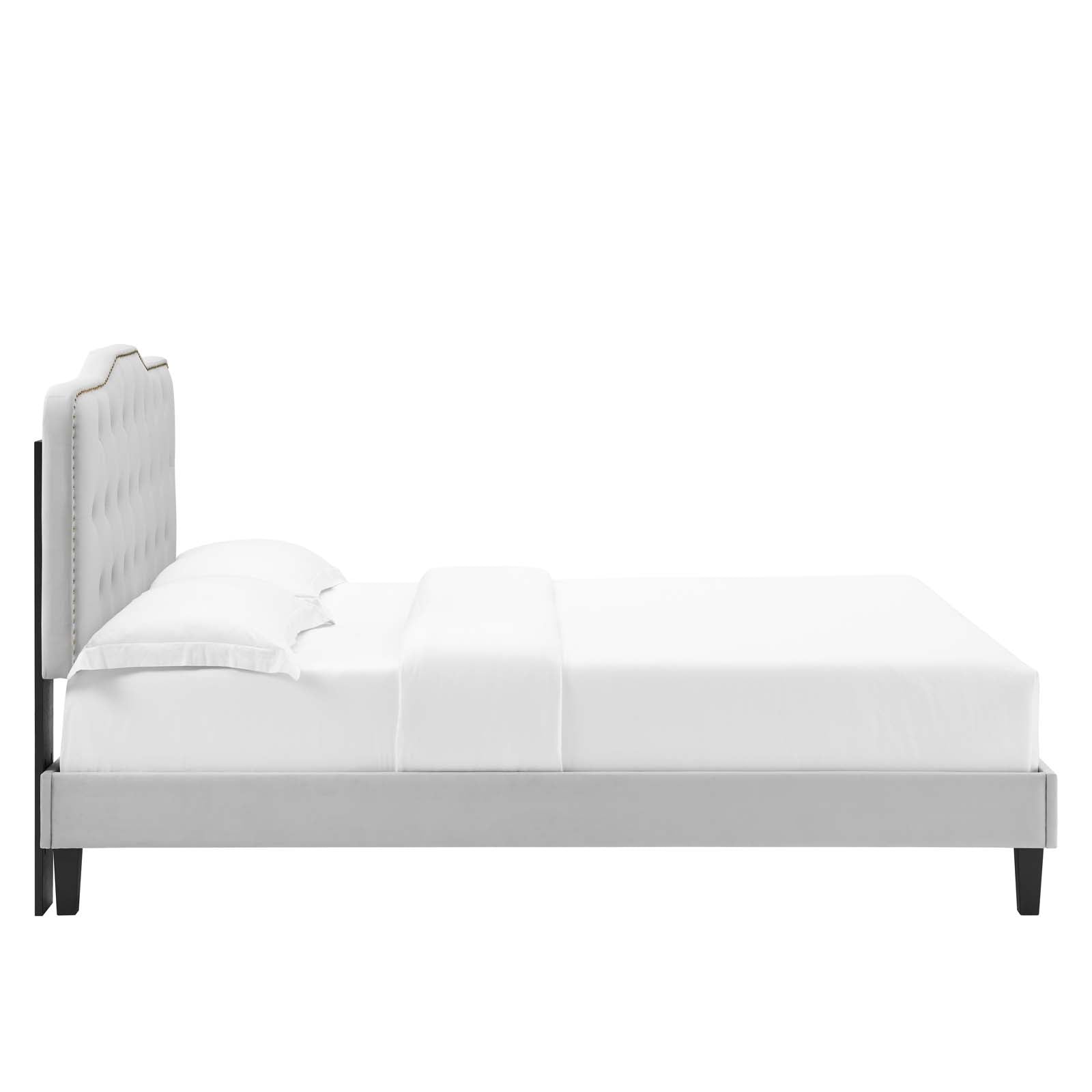 Amber Performance Velvet Twin Platform Bed By Modway - MOD-6780 | Beds | Modishstore - 37