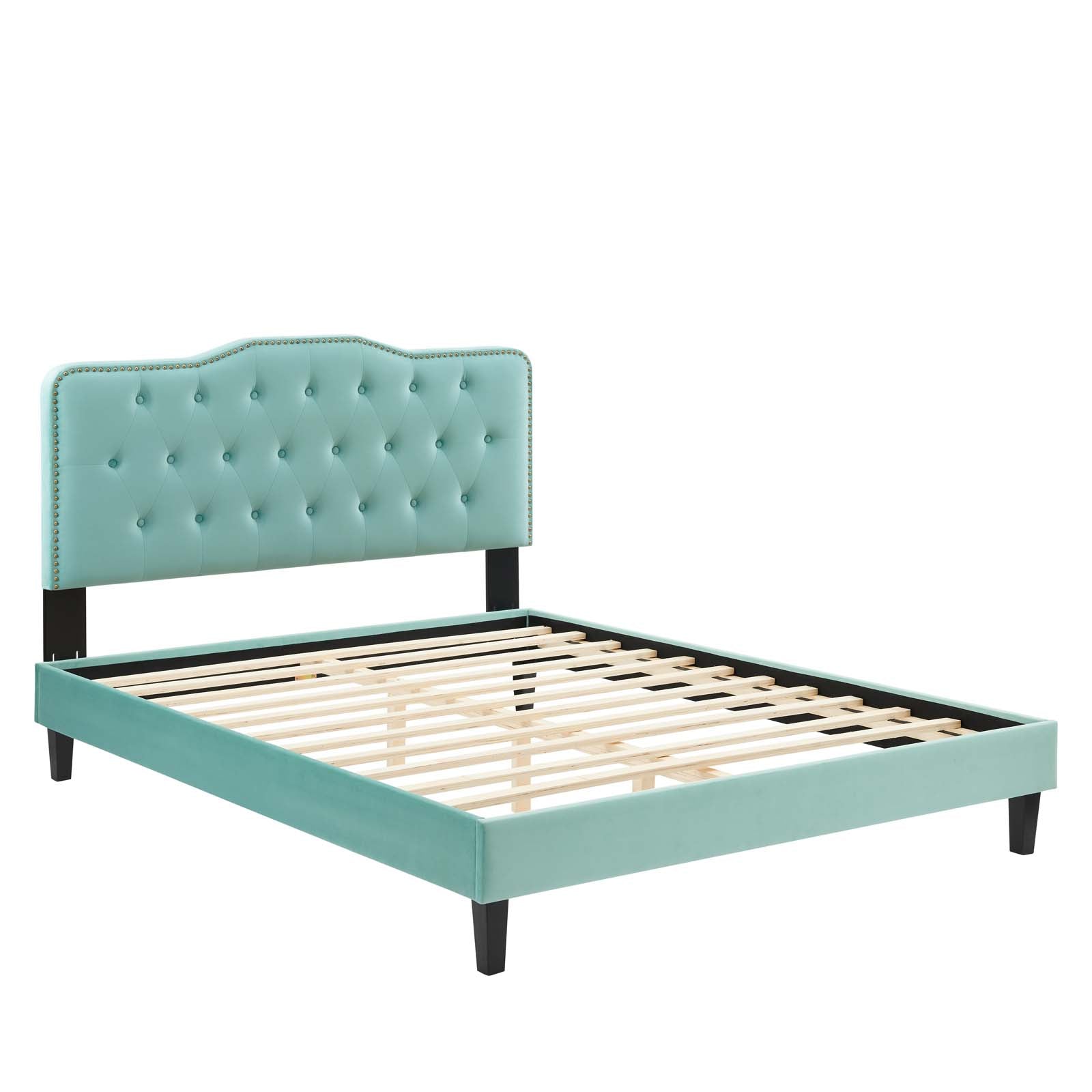 Amber Performance Velvet Twin Platform Bed By Modway - MOD-6780 | Beds | Modishstore - 50