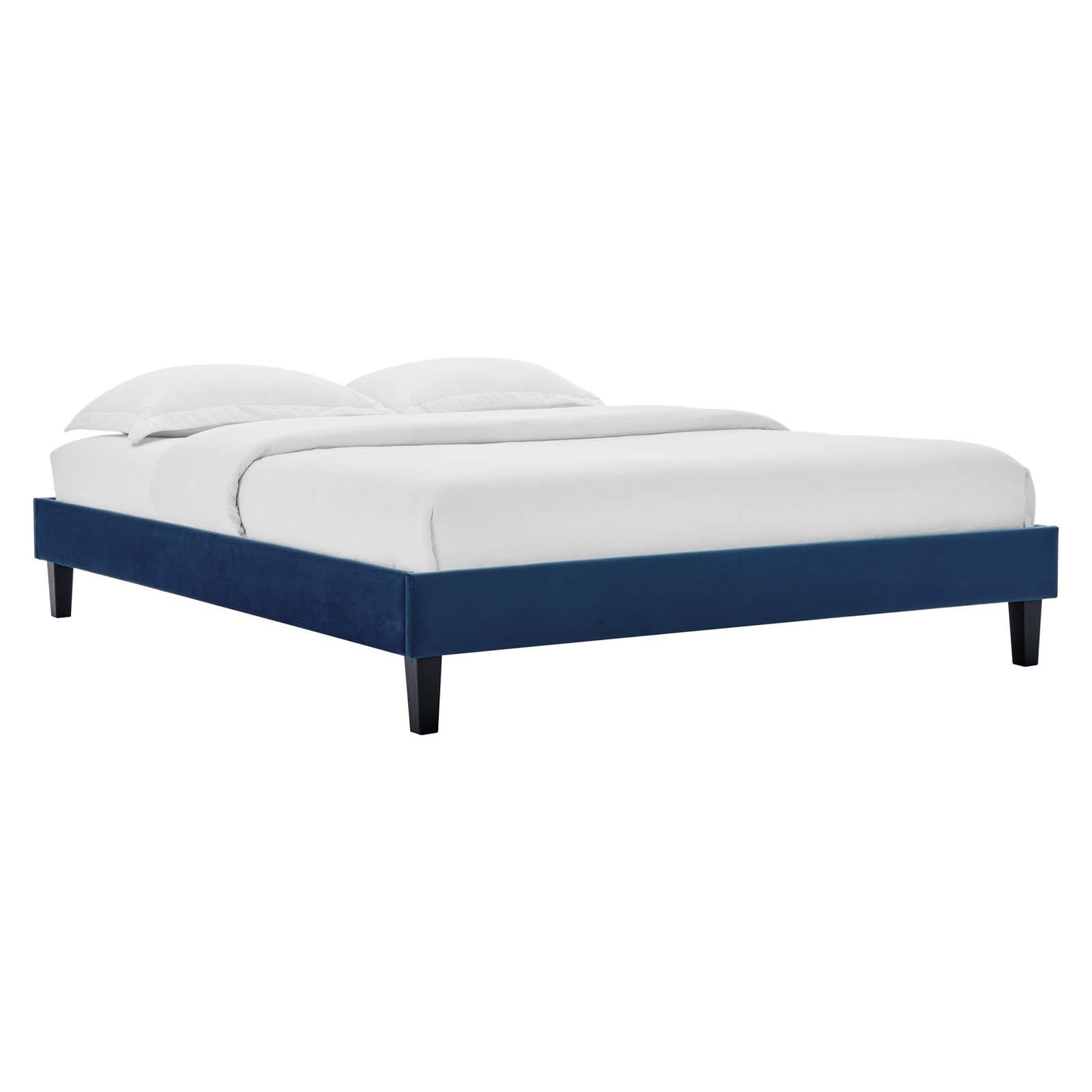 Amber Performance Velvet Twin Platform Bed By Modway - MOD-6780 | Beds | Modishstore - 66