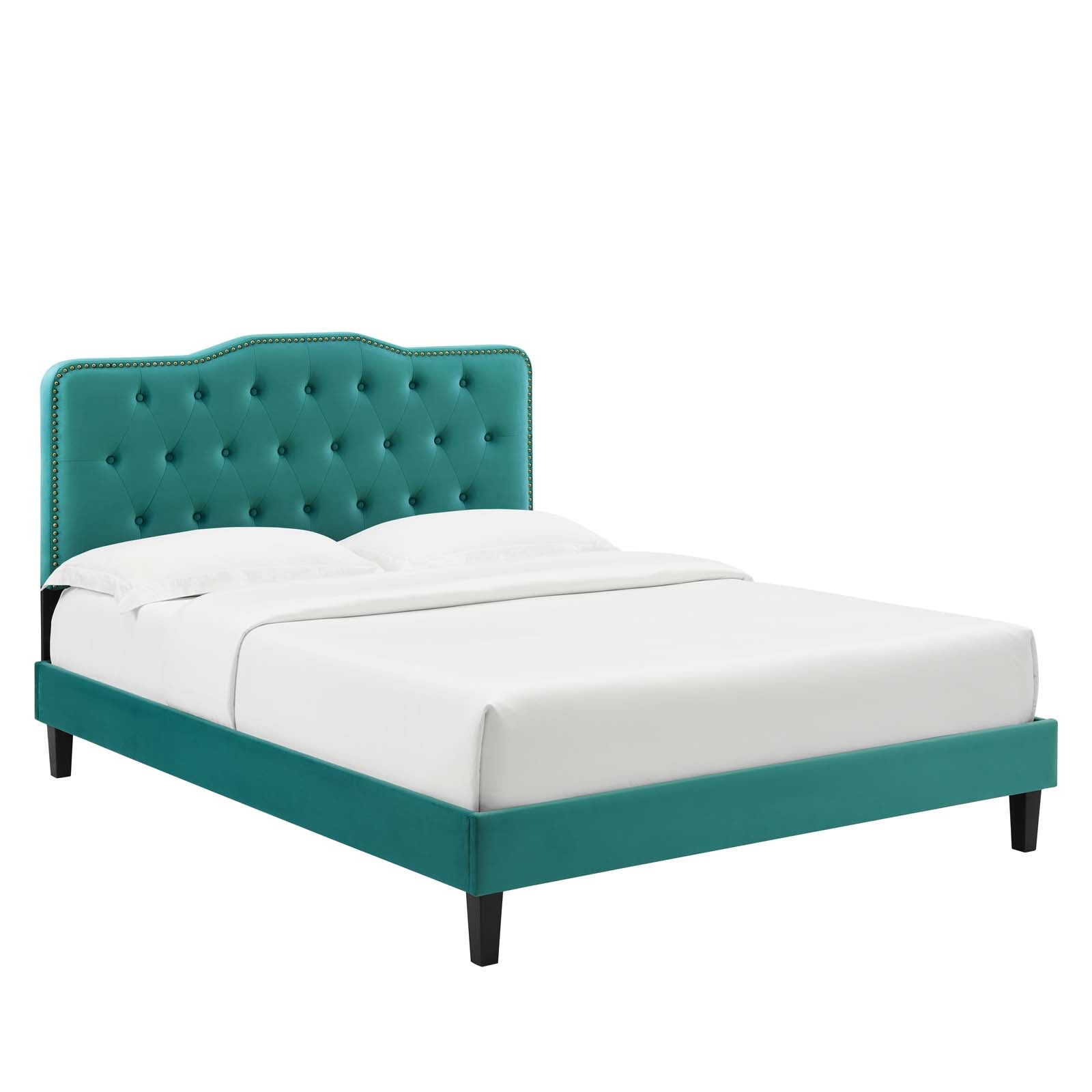 Amber Performance Velvet Twin Platform Bed By Modway - MOD-6780 | Beds | Modishstore - 85