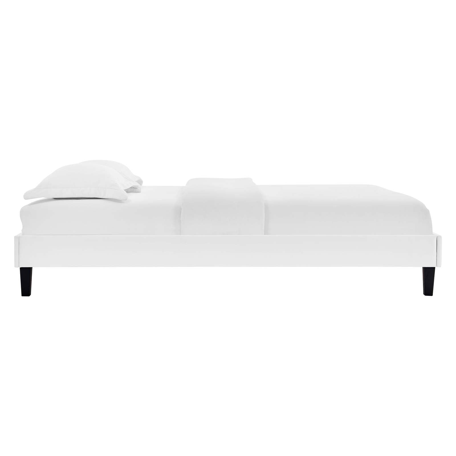 Amber Performance Velvet Twin Platform Bed By Modway - MOD-6780 | Beds | Modishstore - 109