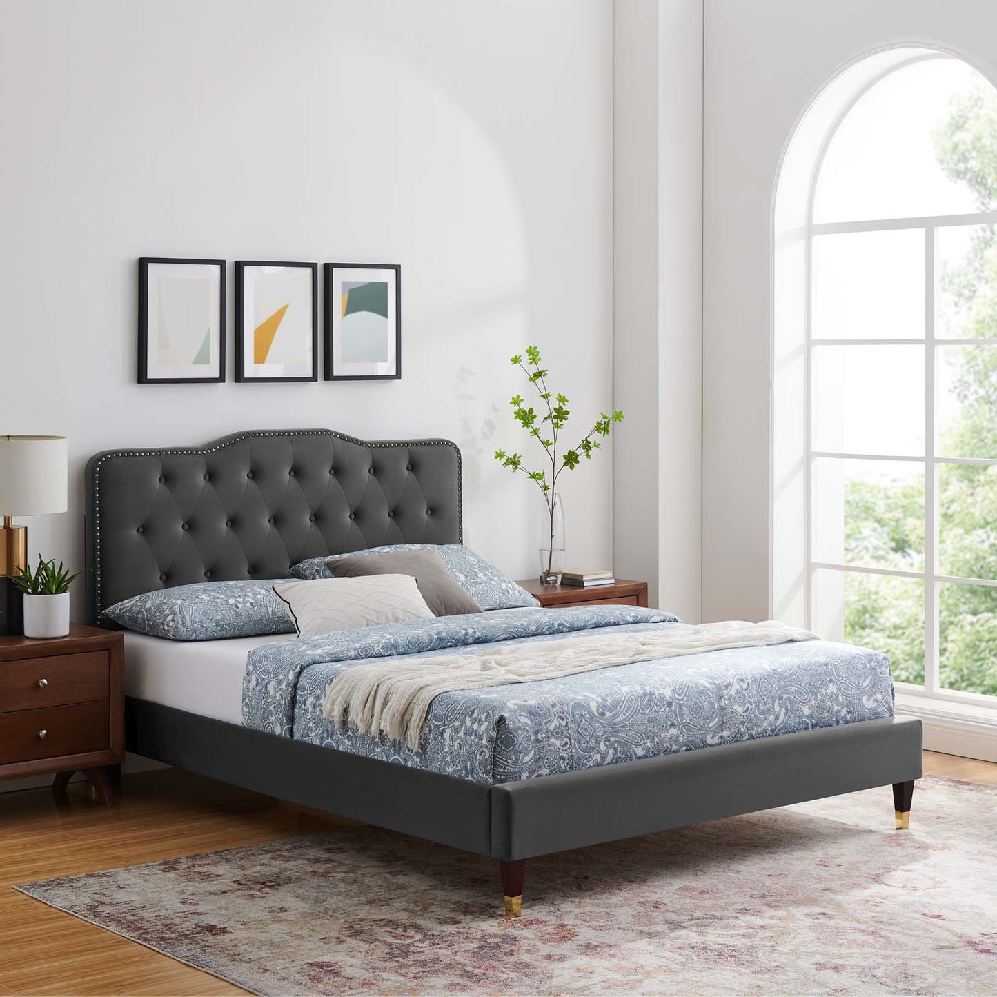 Amber King Platform Bed By Modway - MOD-6785 | Beds | Modishstore - 8