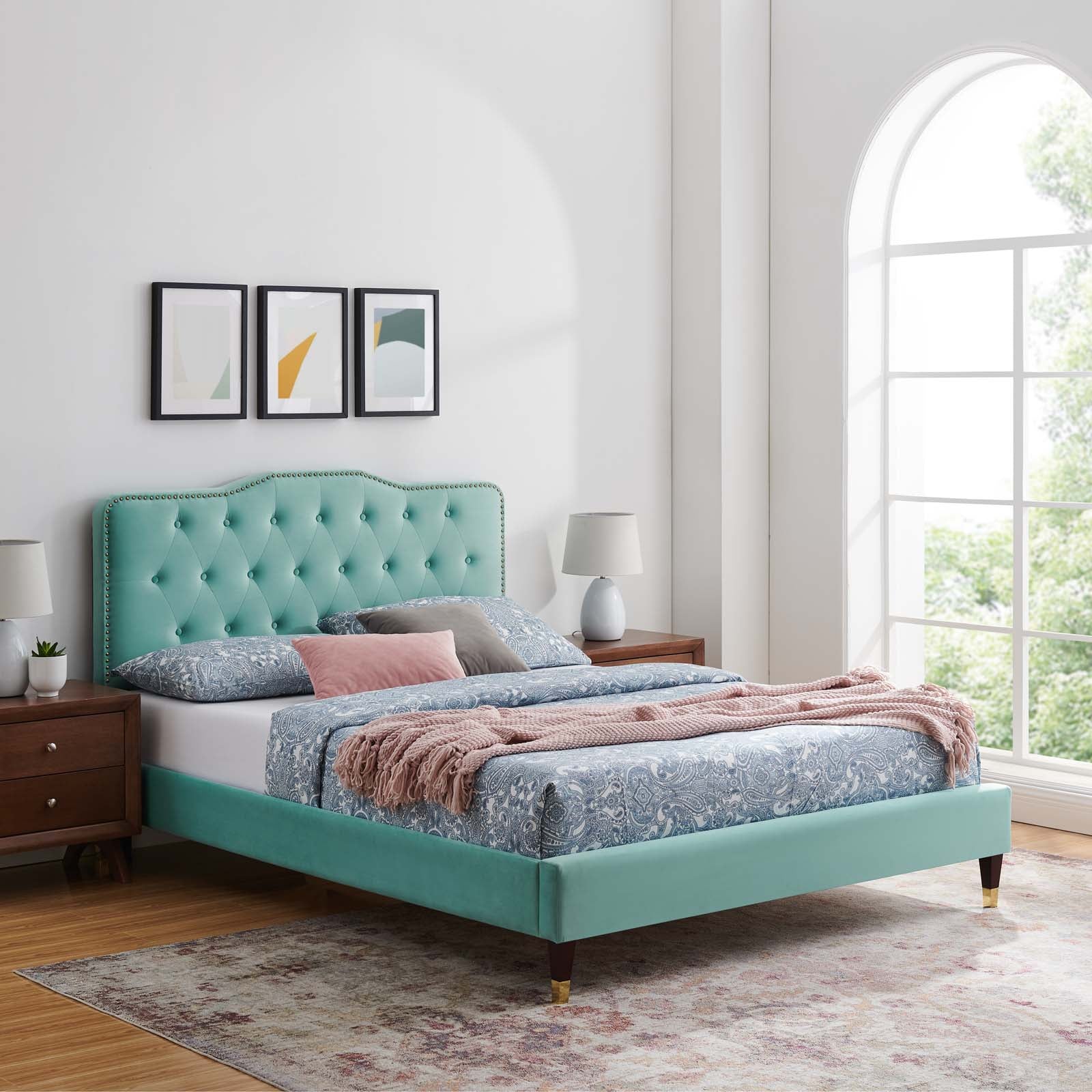 Amber King Platform Bed By Modway - MOD-6785 | Beds | Modishstore - 50