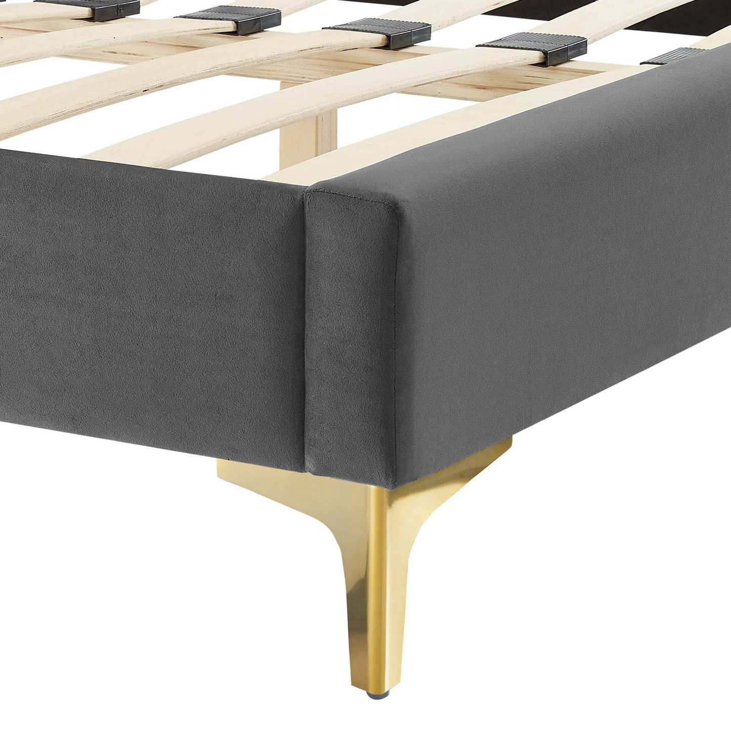 Sasha Button-Tufted Performance Velvet Twin Bed By Modway - MOD-6787 | Beds | Modishstore - 8